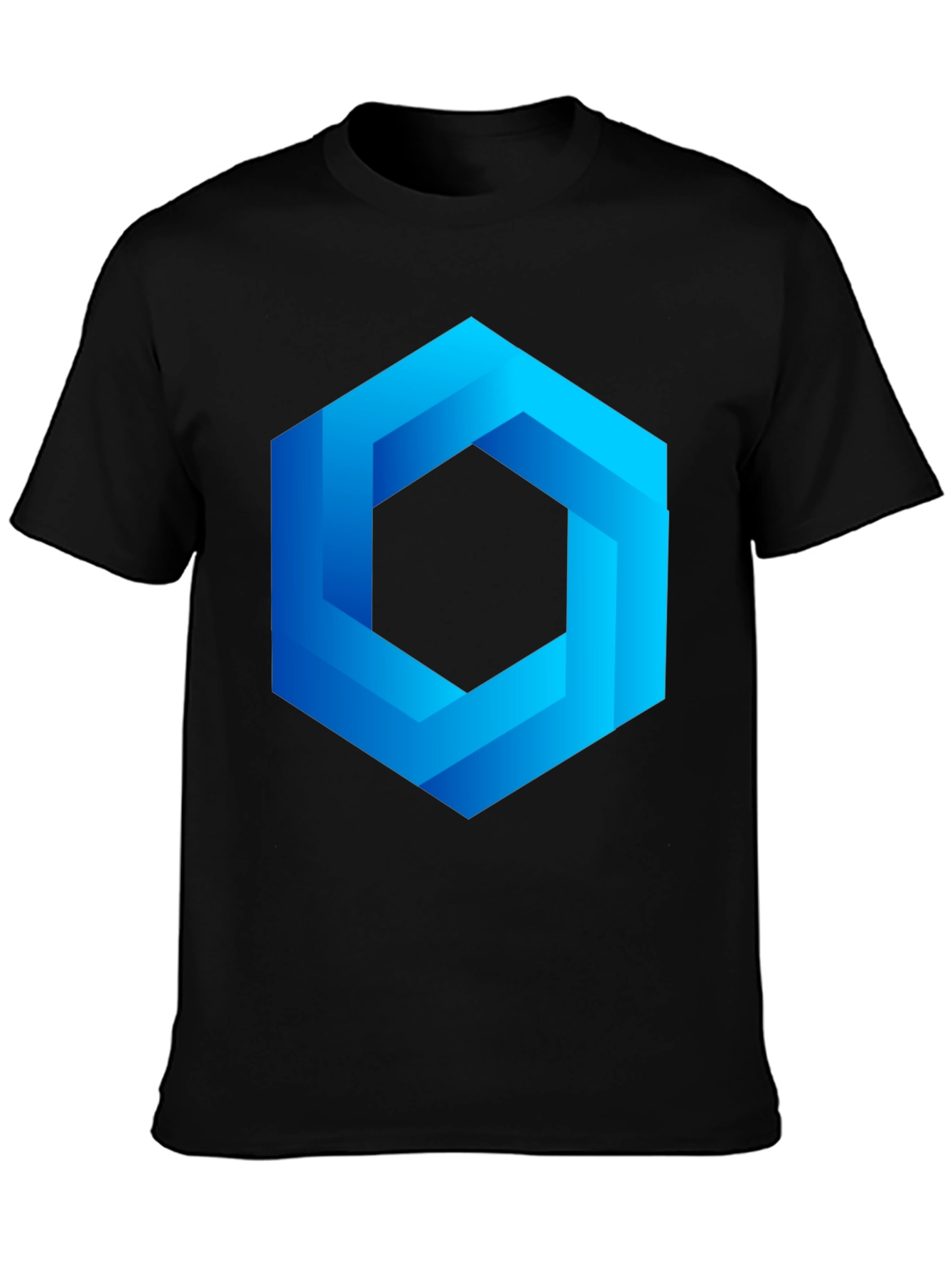 Geometric Illusion T-Shirt - Modern Design