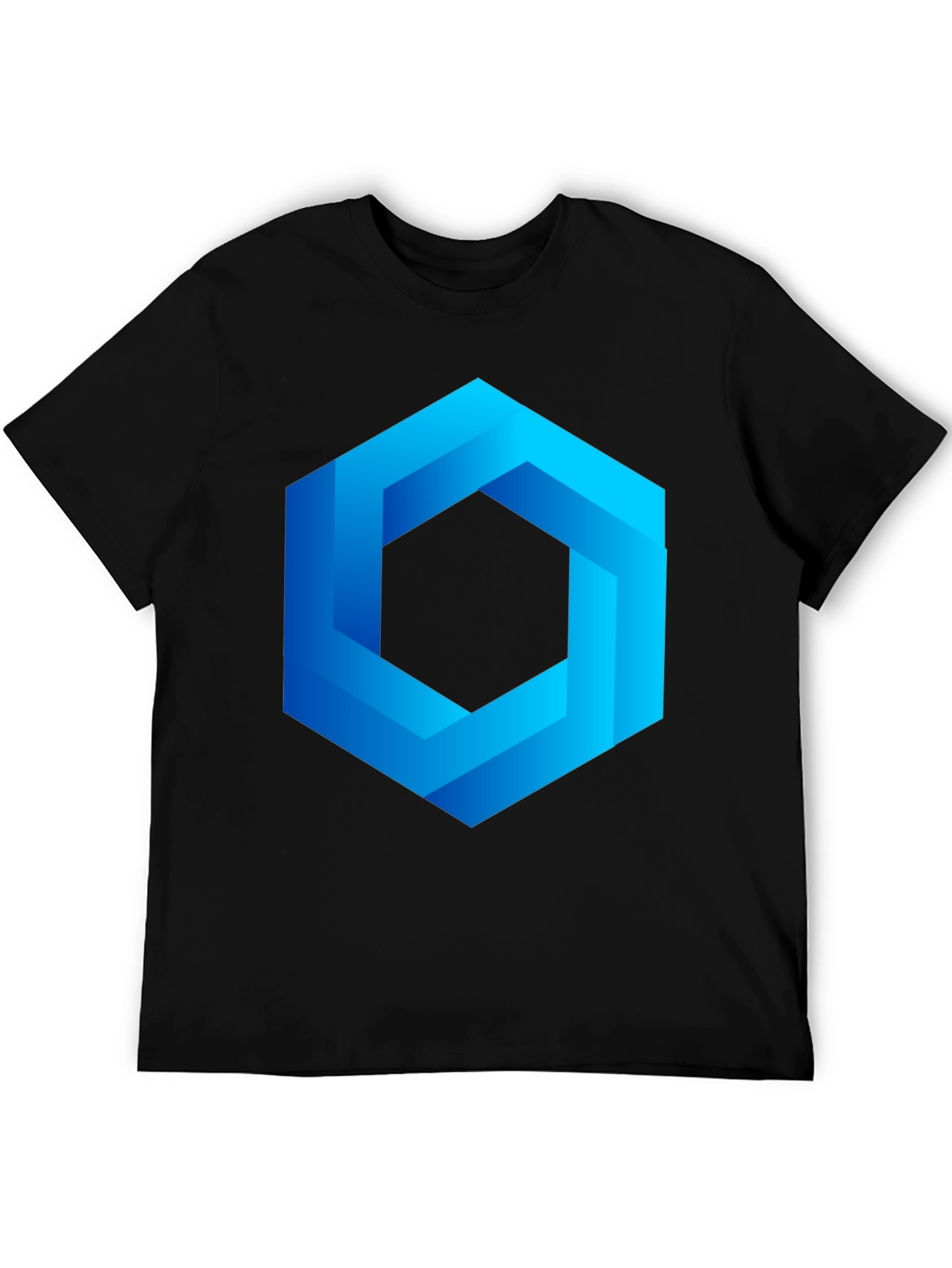 Geometric Illusion T-Shirt - Modern Design