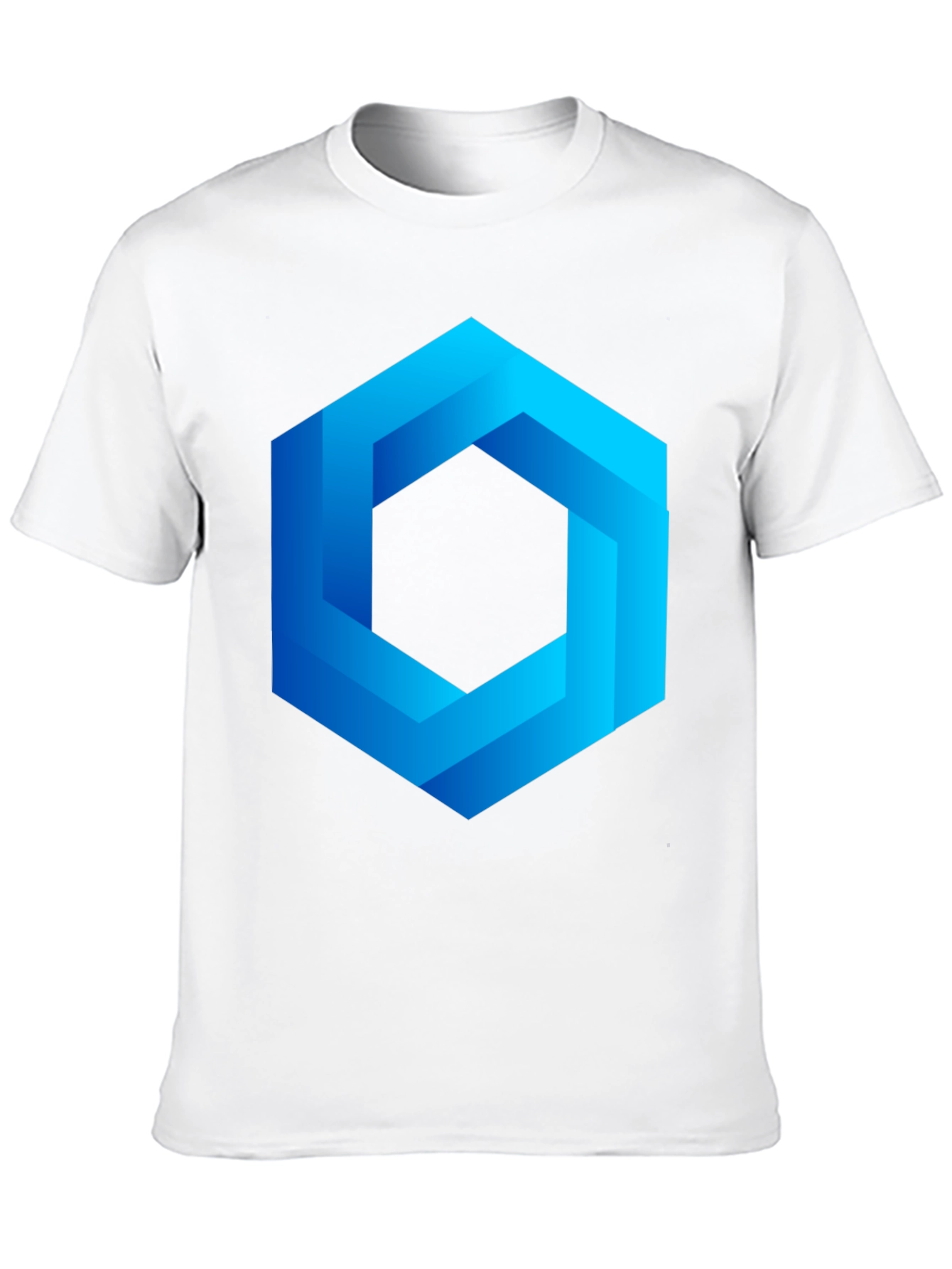 Geometric Illusion T-Shirt - Modern Design