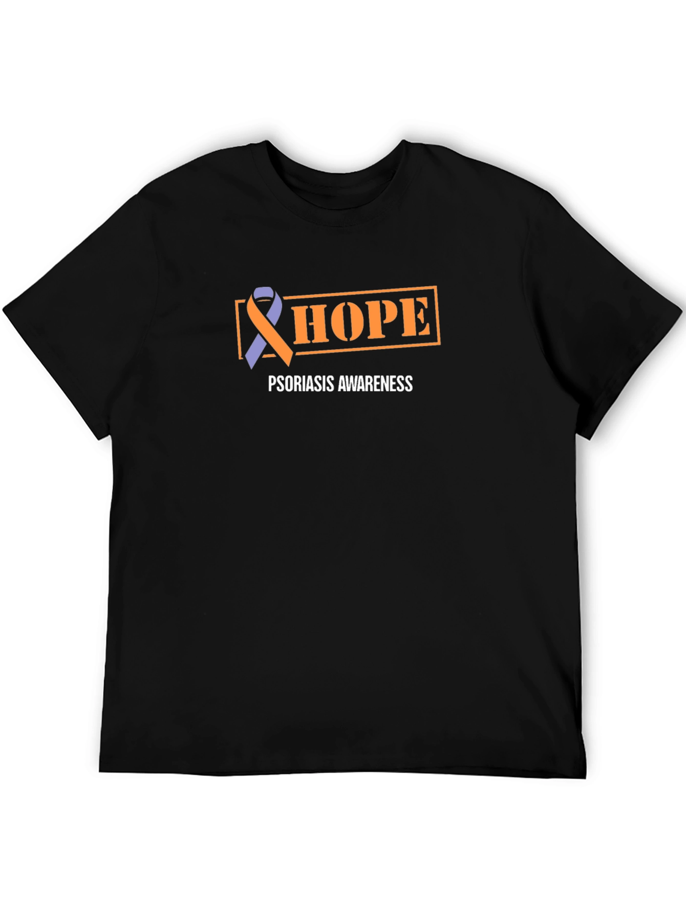 Psoriasis Awareness Hope Ribbon Graphic T-Shirt