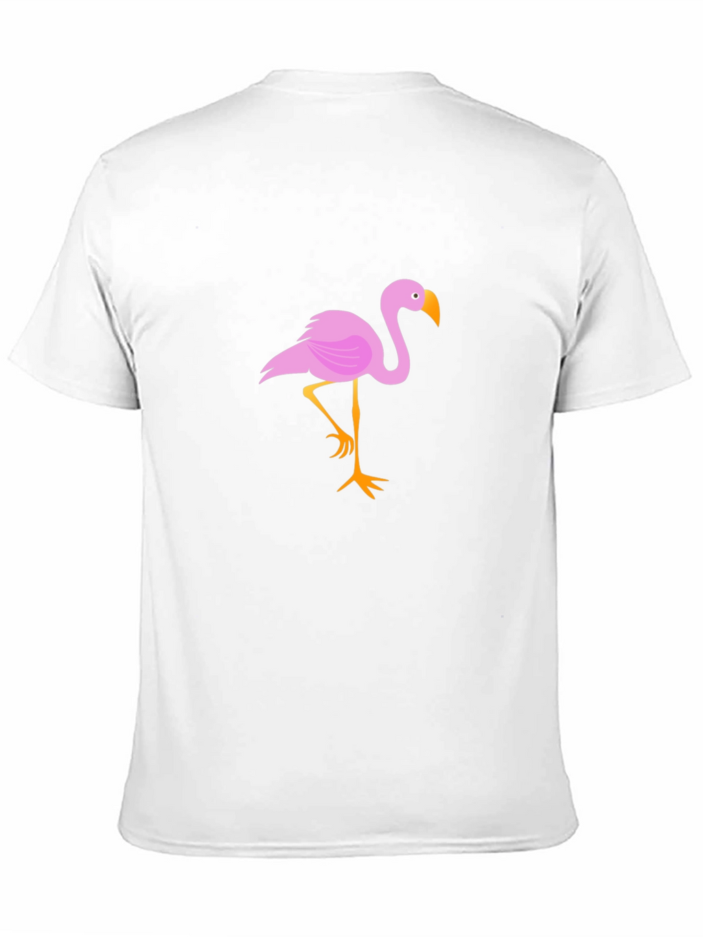 Flamingo Graphic Tee - Stylish Black Cotton T-Shirt