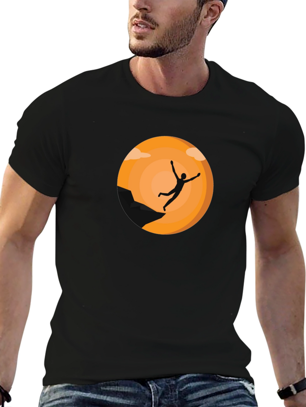 Cliff Jumper Graphic Tee - Black
