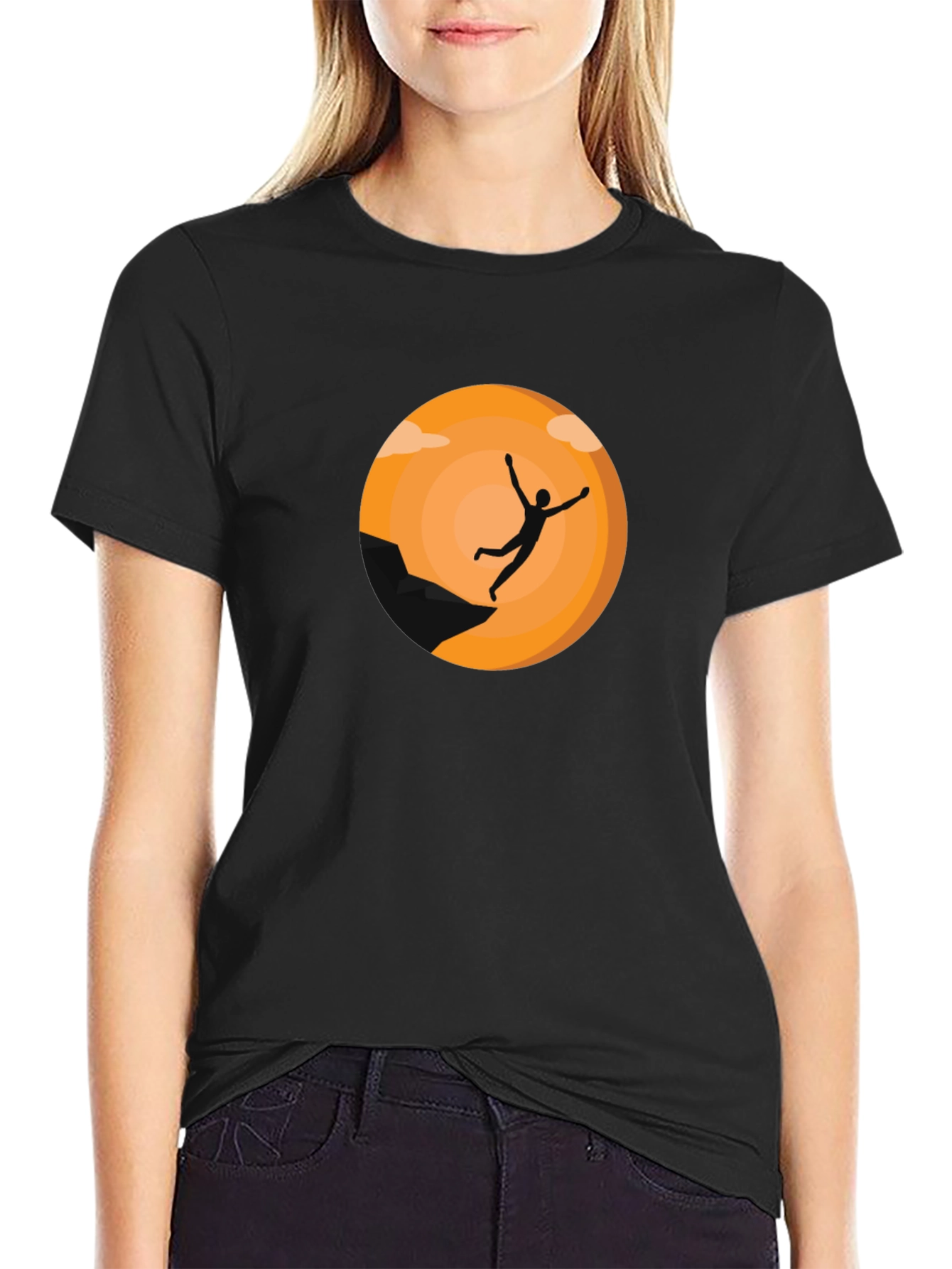 Cliff Jumper Graphic Tee - Black