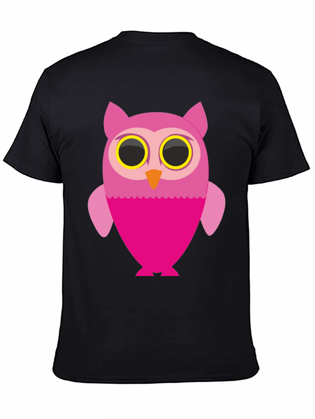 Owl Graphic Black T-Shirt