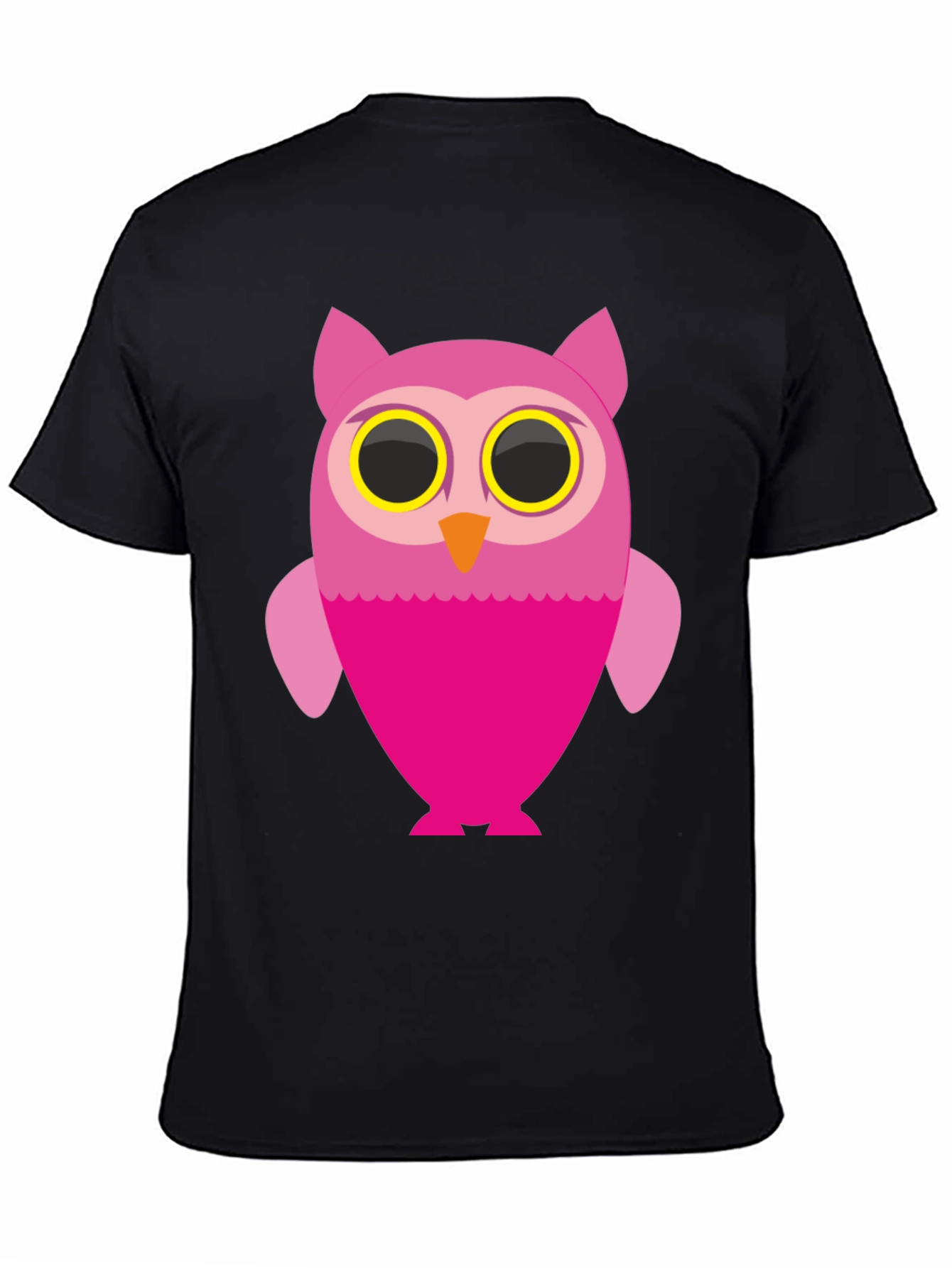 Owl Graphic Black T-Shirt
