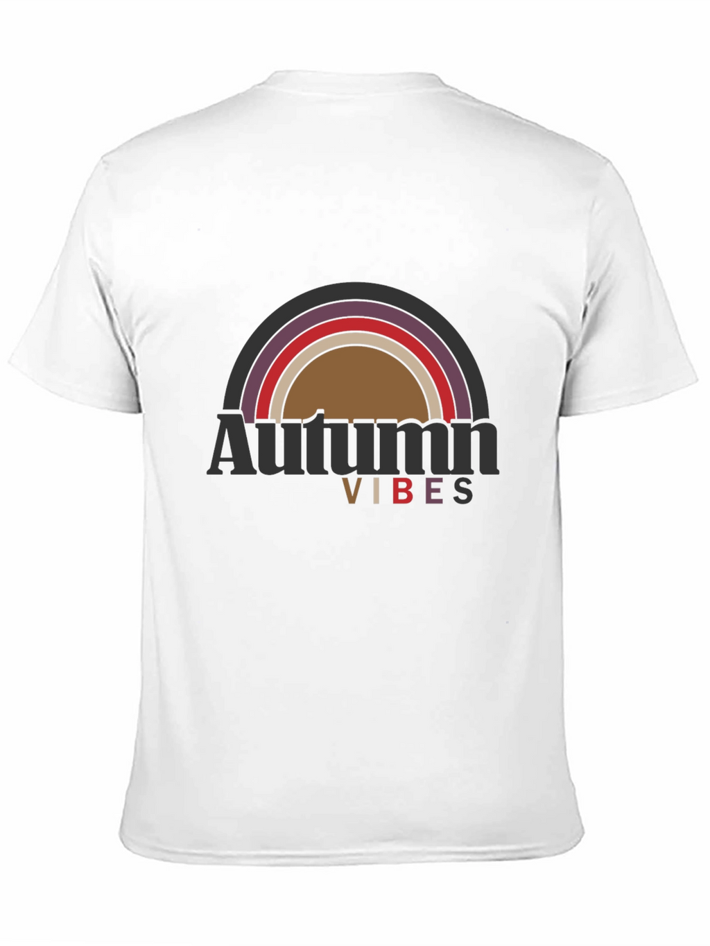 Autumn Vibes Graphic T-Shirt - Black