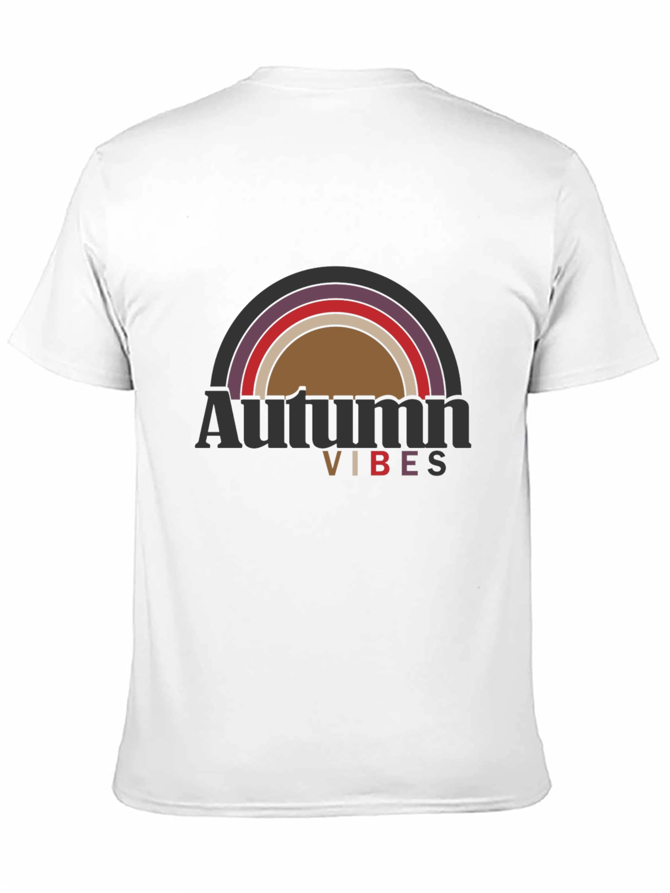 Autumn Vibes Graphic T-Shirt - Black