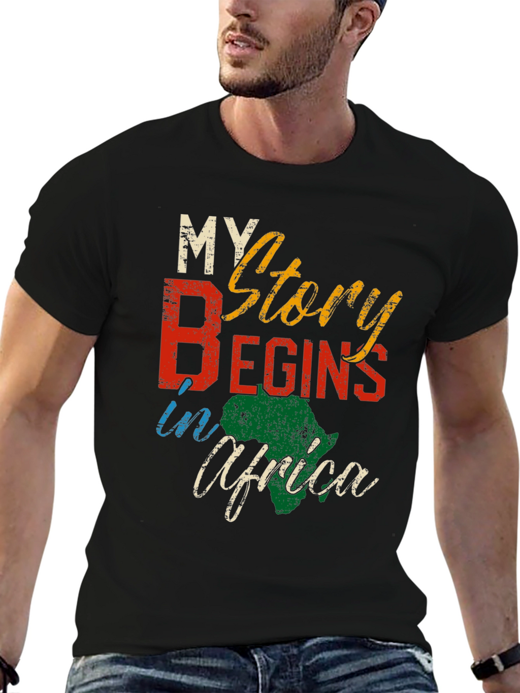 My Story Begins in Africa T-Shirt