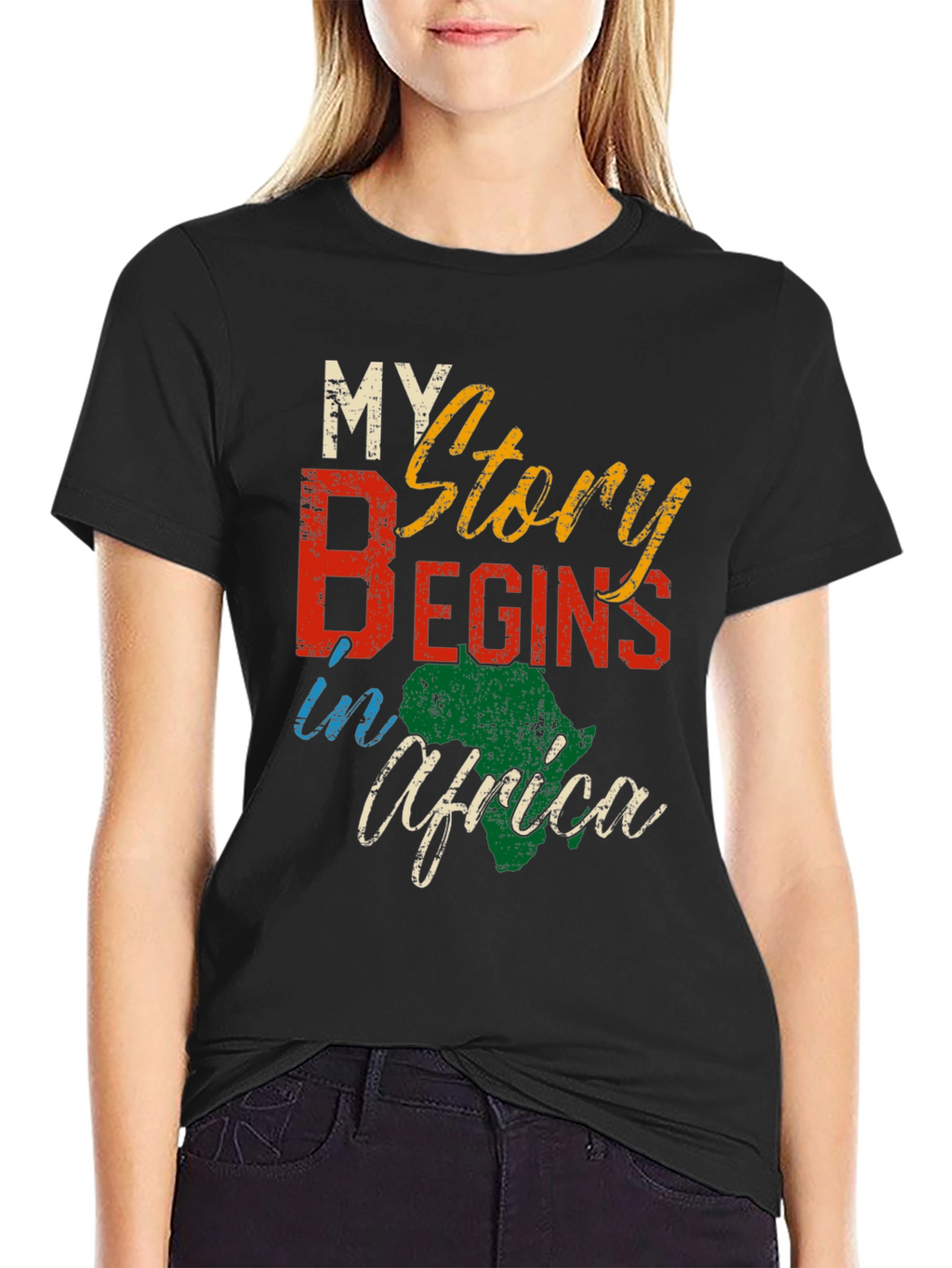 My Story Begins in Africa T-Shirt