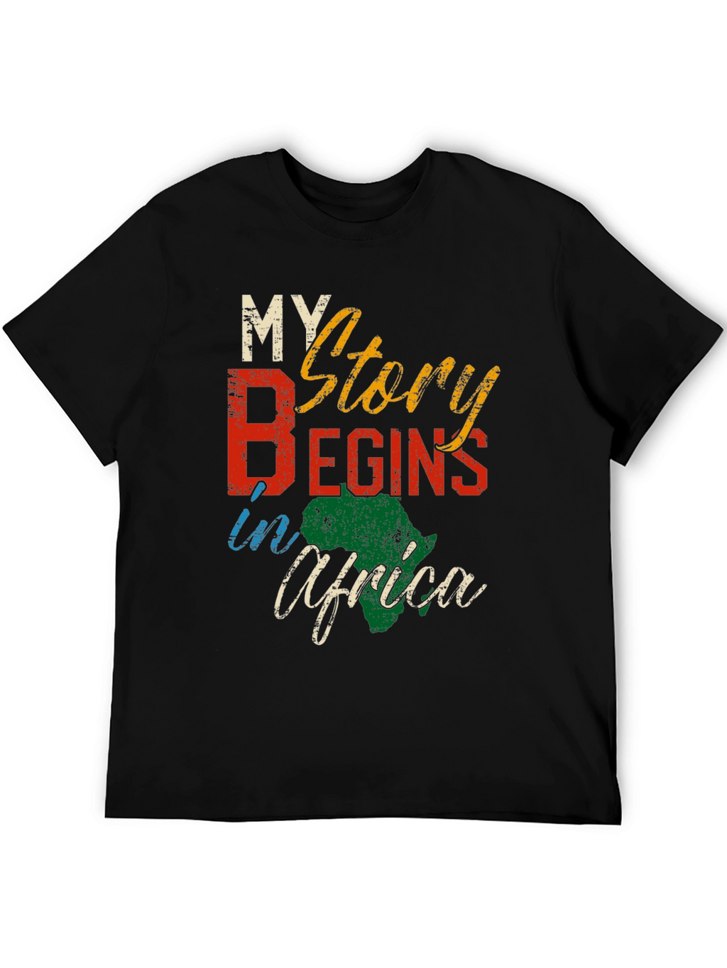 My Story Begins in Africa T-Shirt