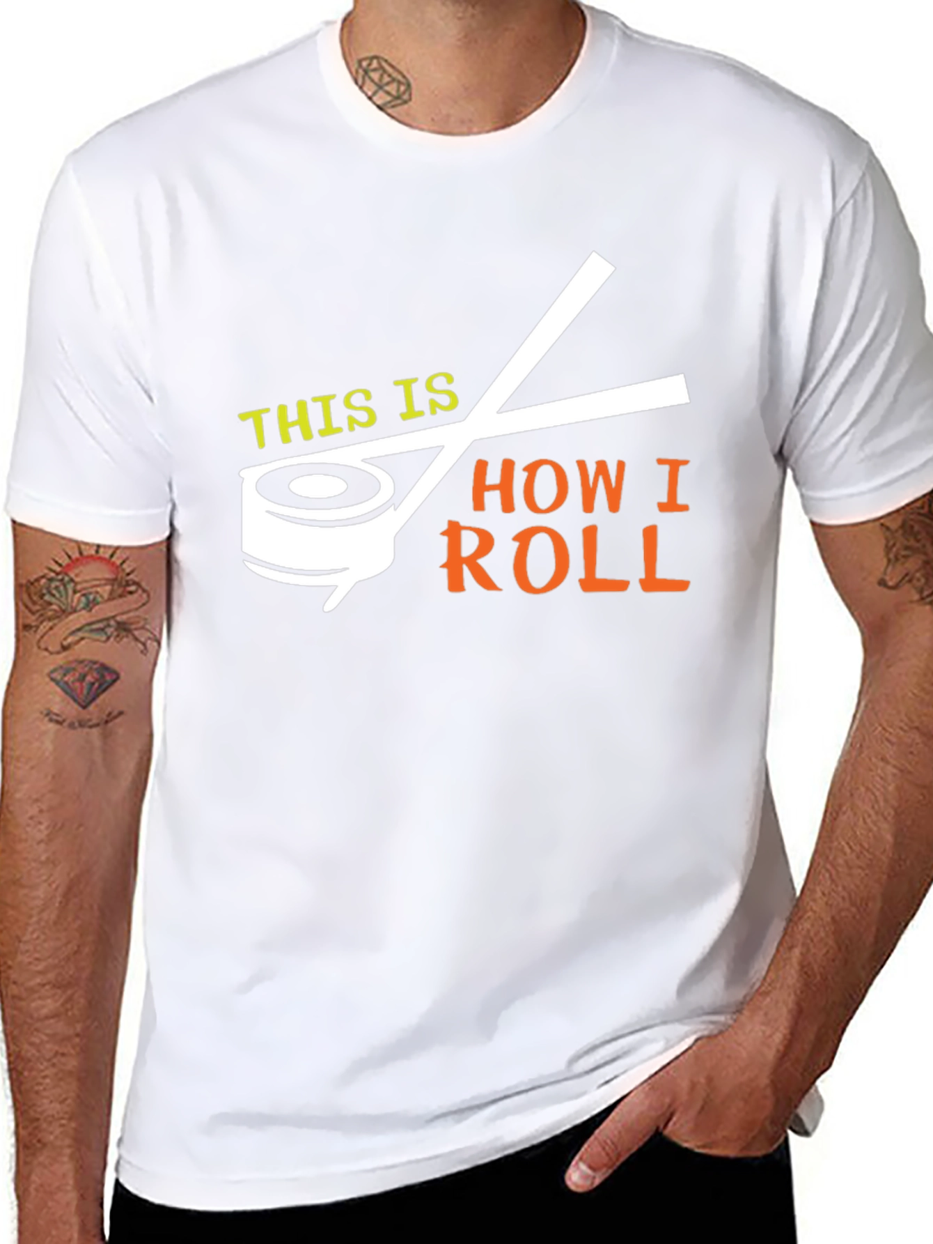 Sushi How I Roll T-Shirt - Novelty Tee