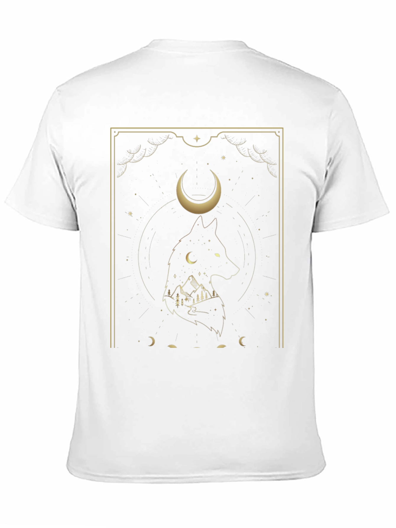 Wolf Moon Graphic Tee - Black T-Shirt