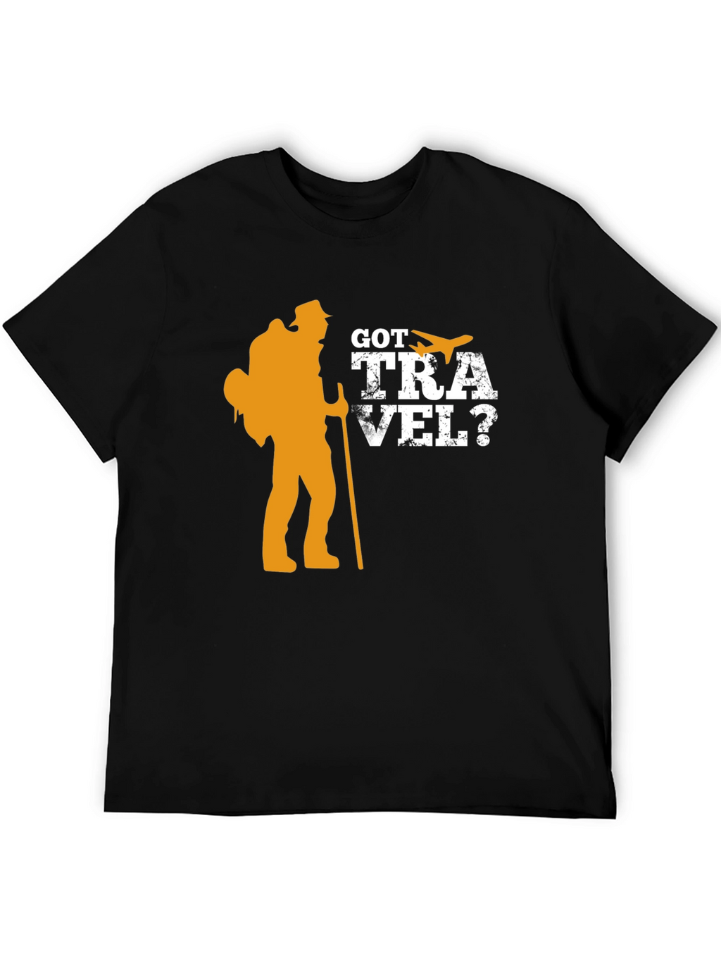 Got Travel? Black Graphic T-Shirt