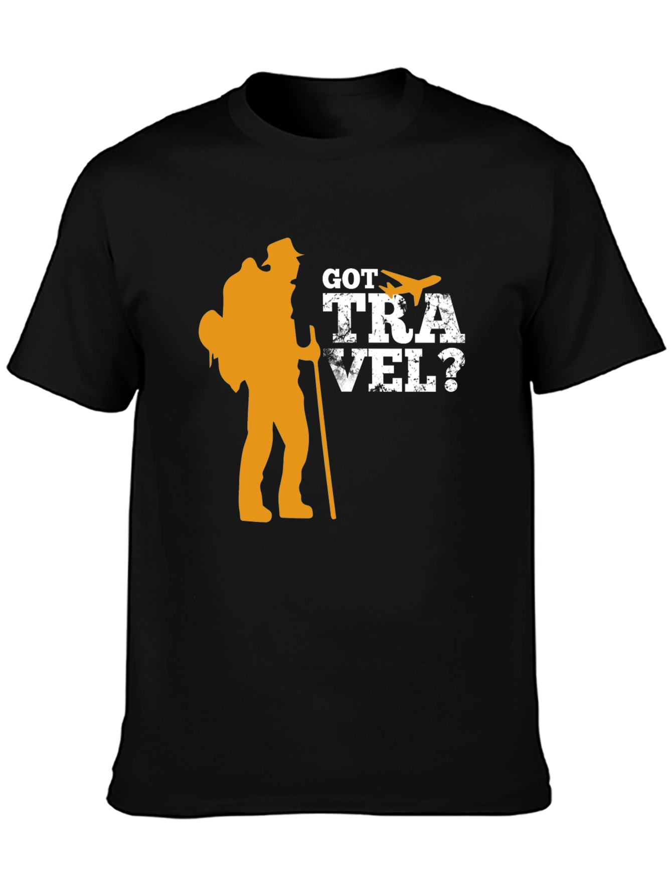 Got Travel? Black Graphic T-Shirt