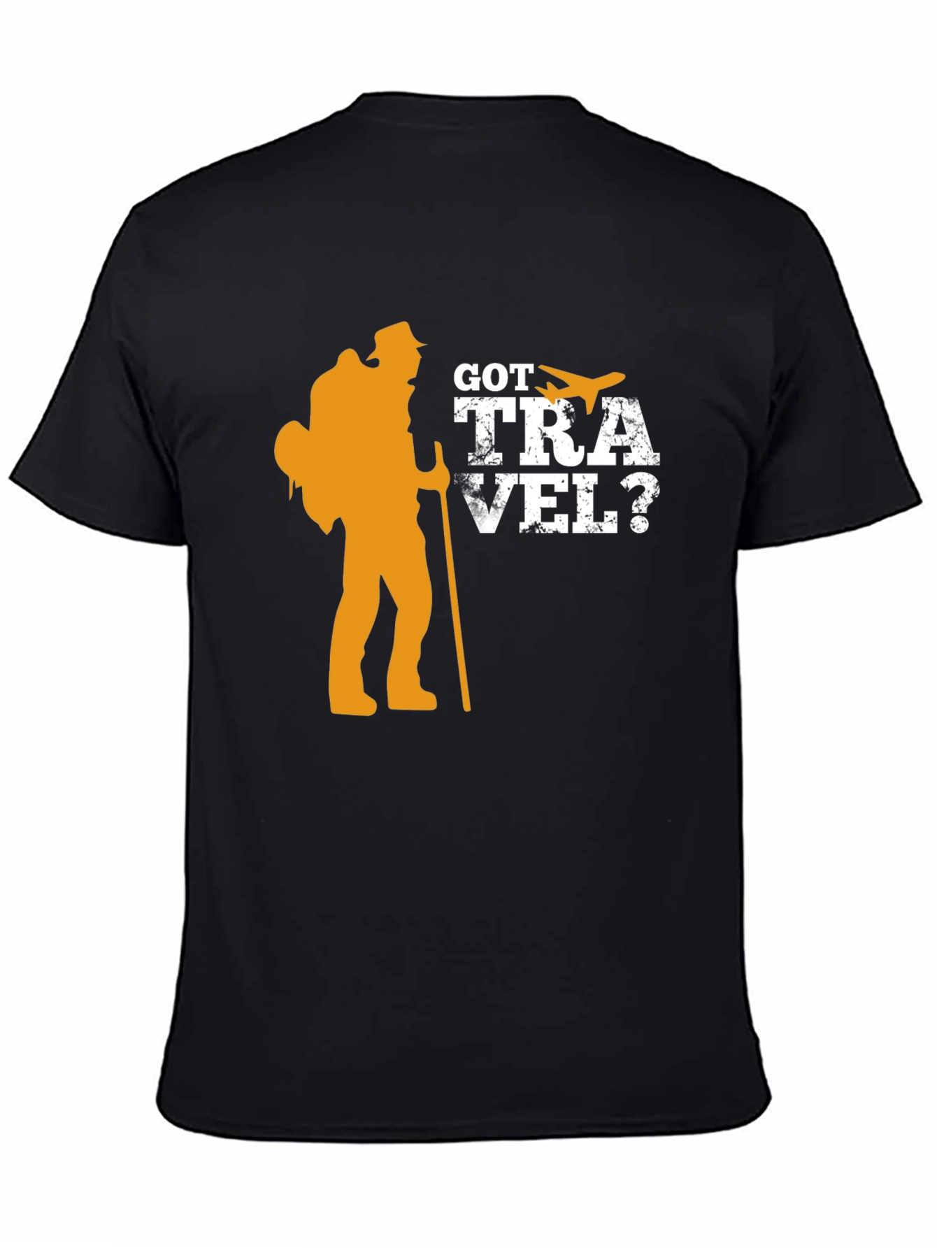 Got Travel? Black Graphic T-Shirt