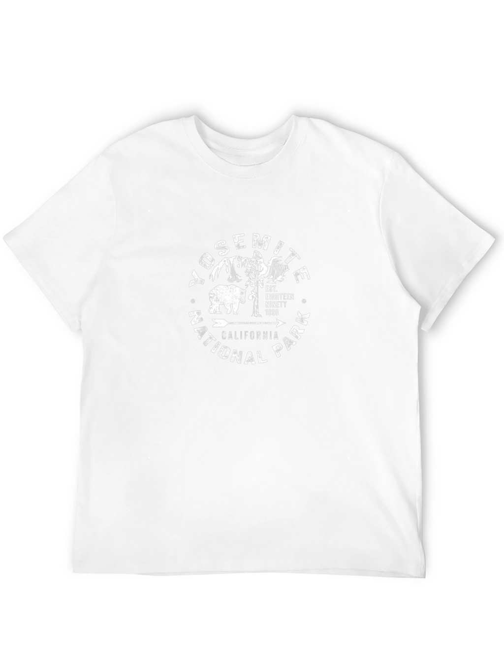 Yosemite National Park Black Graphic Tee