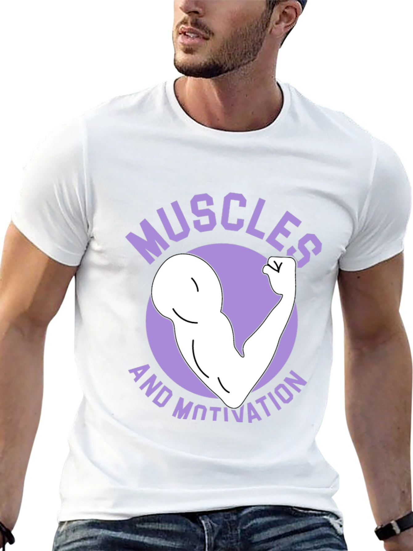 Muscles and Motivation Graphic T-Shirt