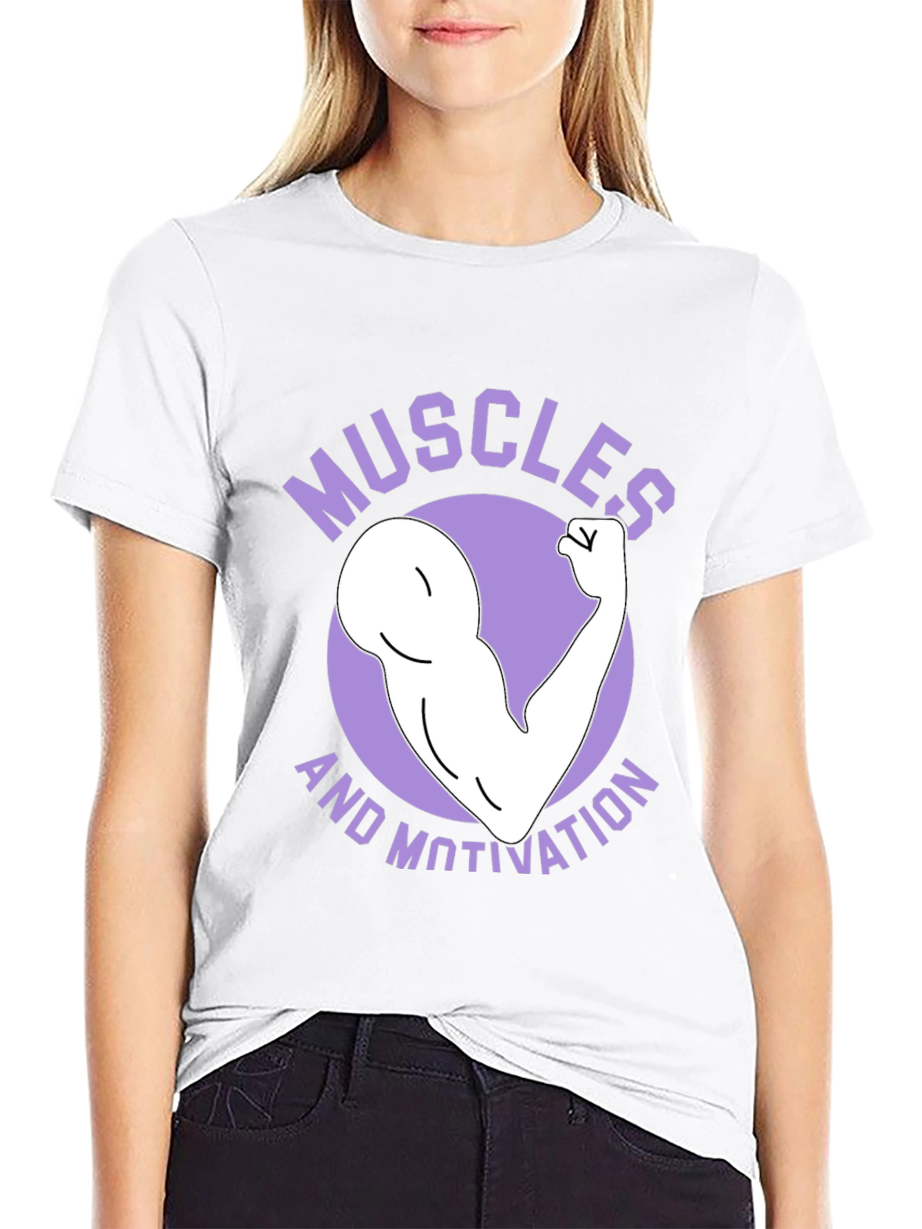 Muscles and Motivation Graphic T-Shirt
