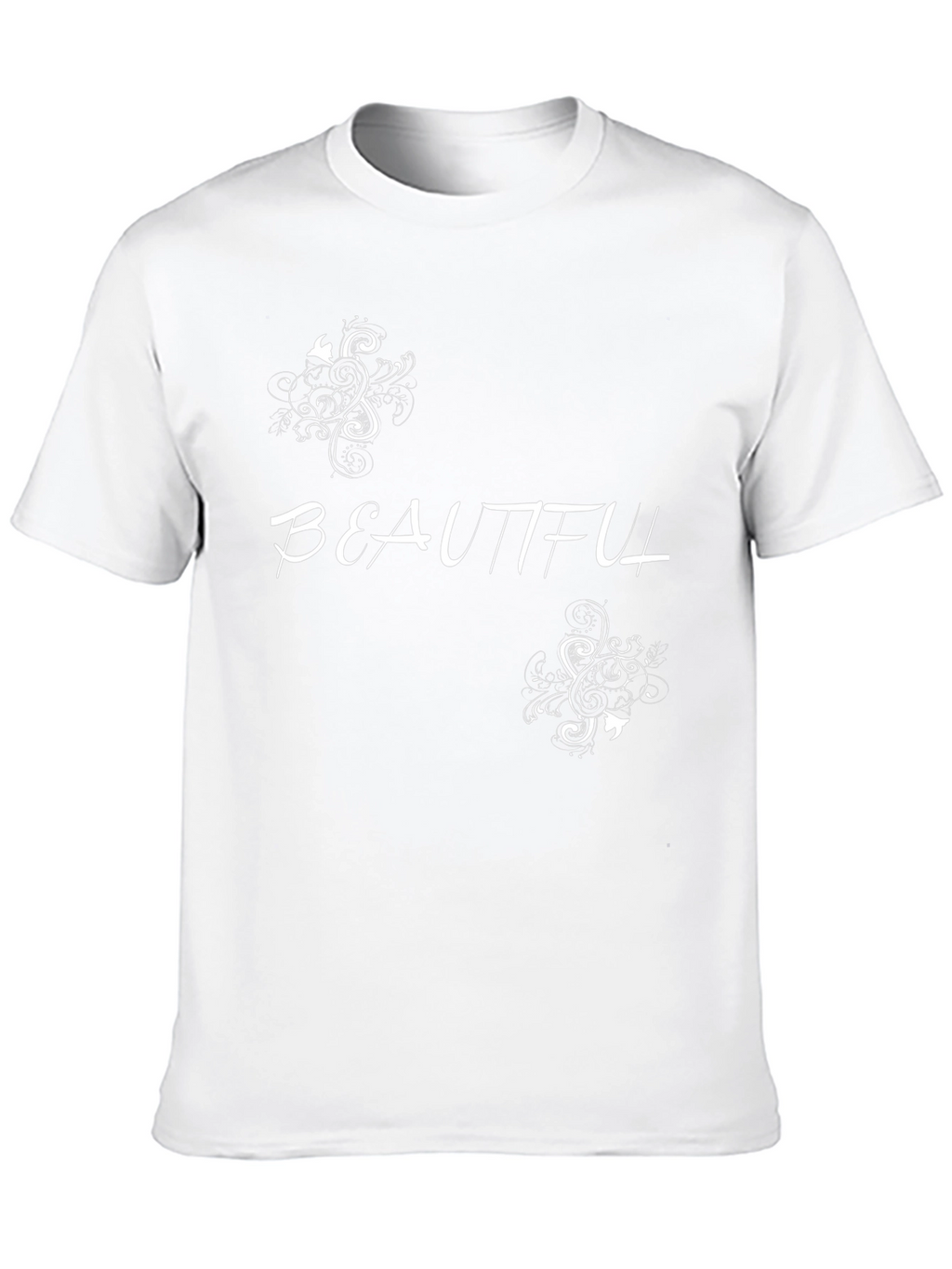 Beautifully Designed Black T-Shirt