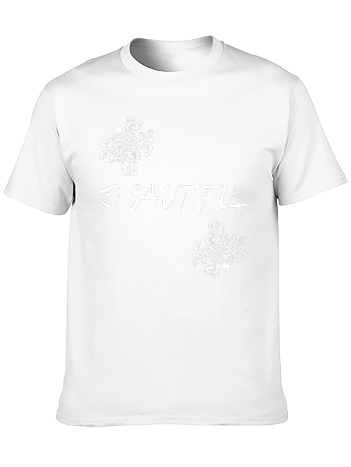 Beautifully Designed Black T-Shirt