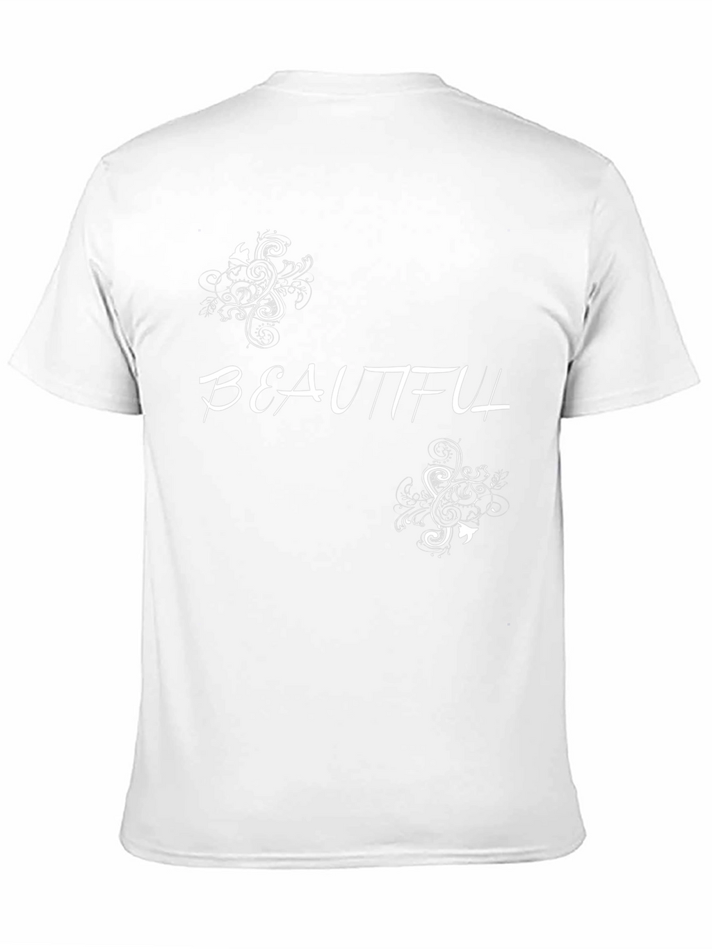 Beautifully Designed Black T-Shirt