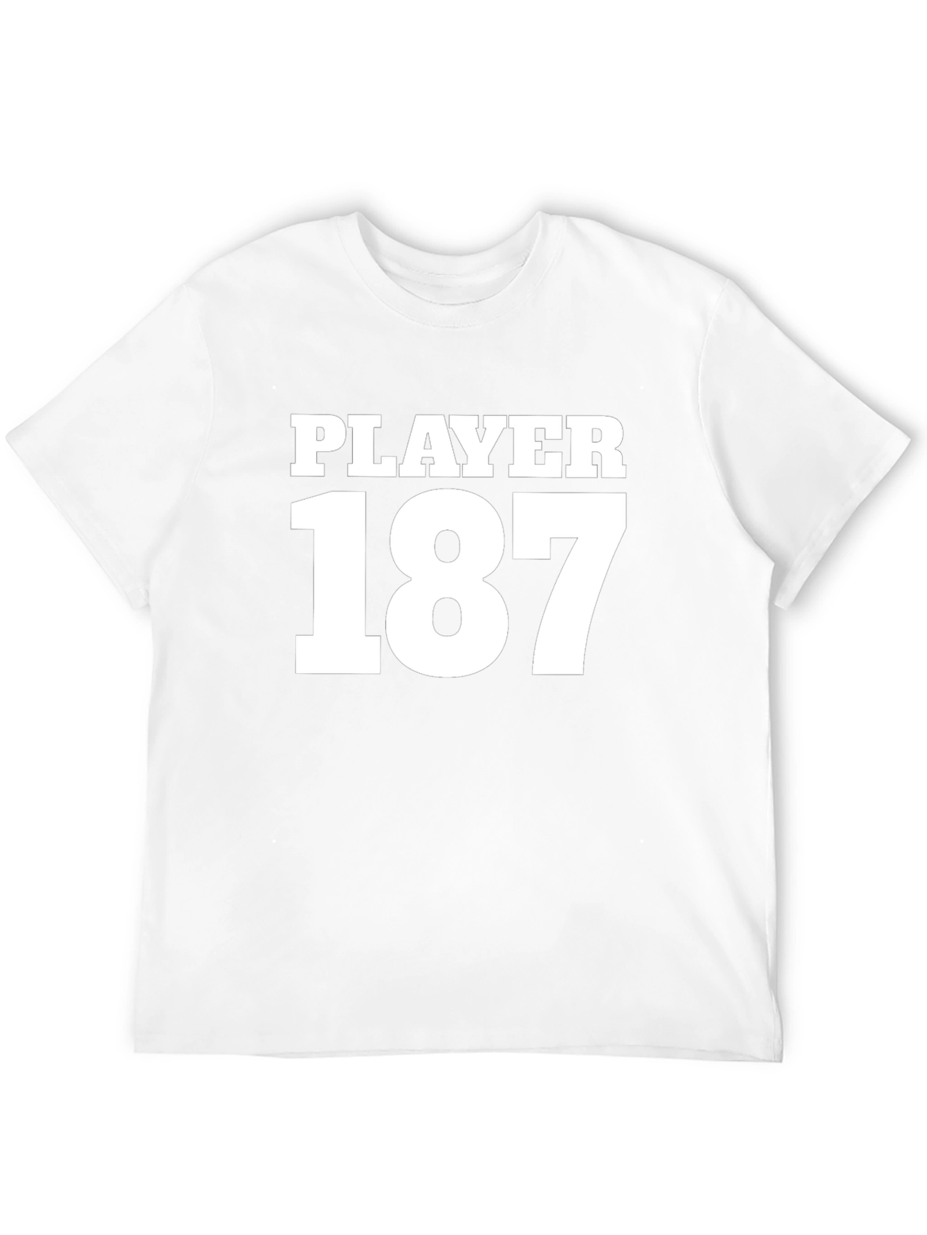 Player 187 T-Shirt - Bold Statement Tee