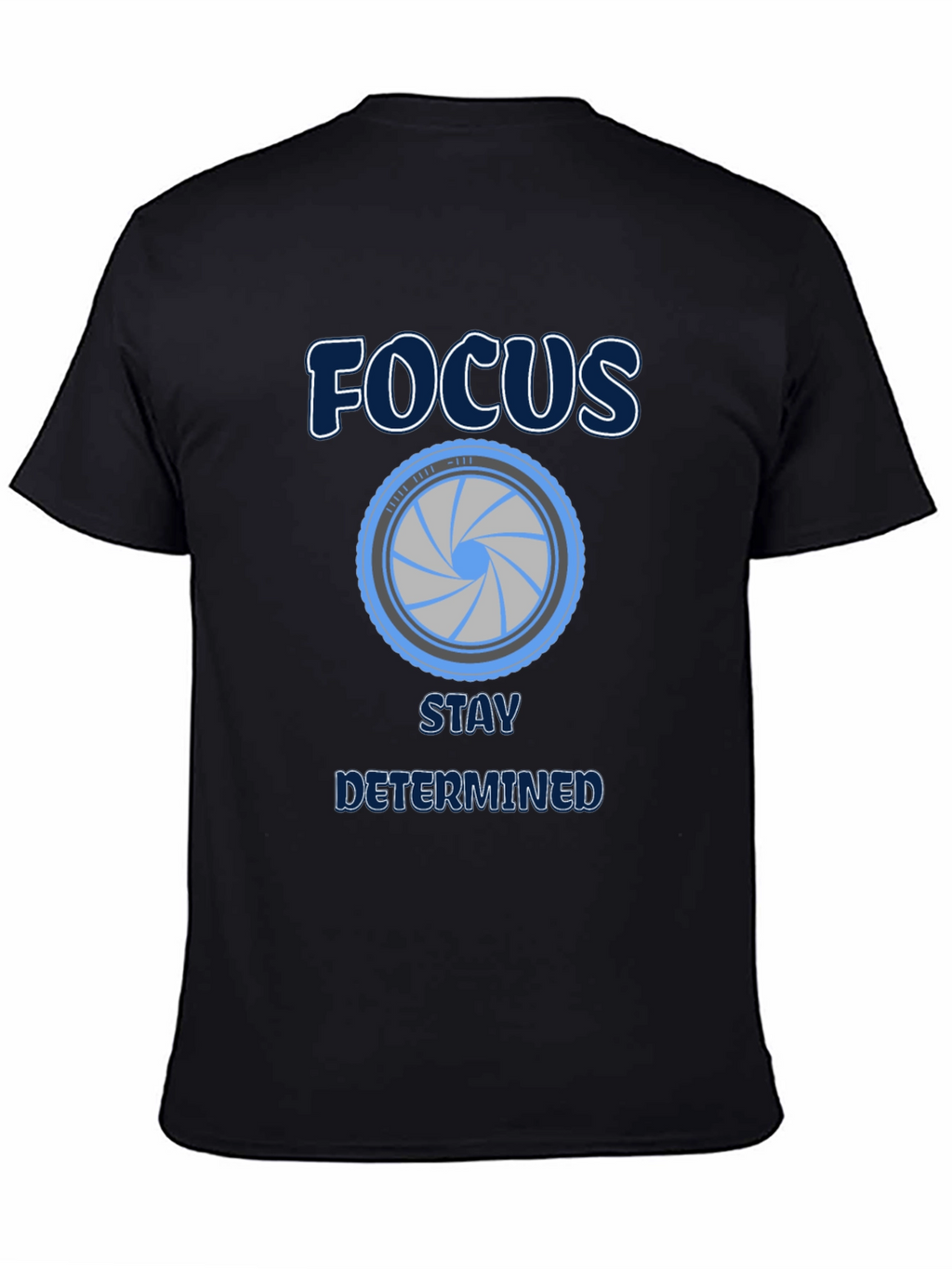 Focus Stay Determined Graphic Tee - Black