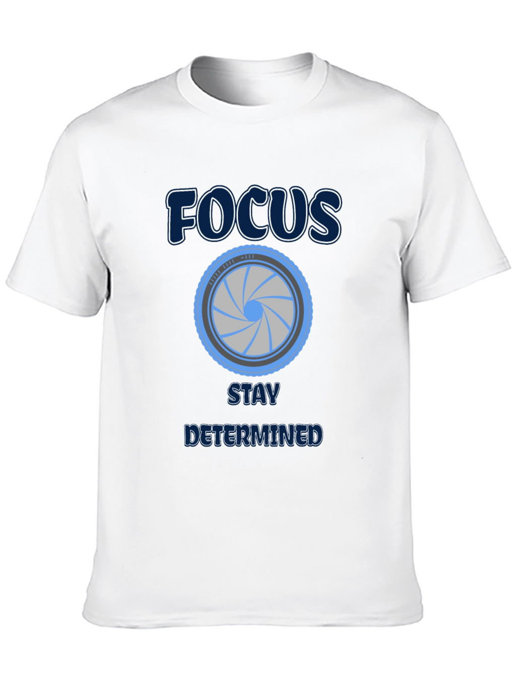 Focus Stay Determined Graphic Tee - Black