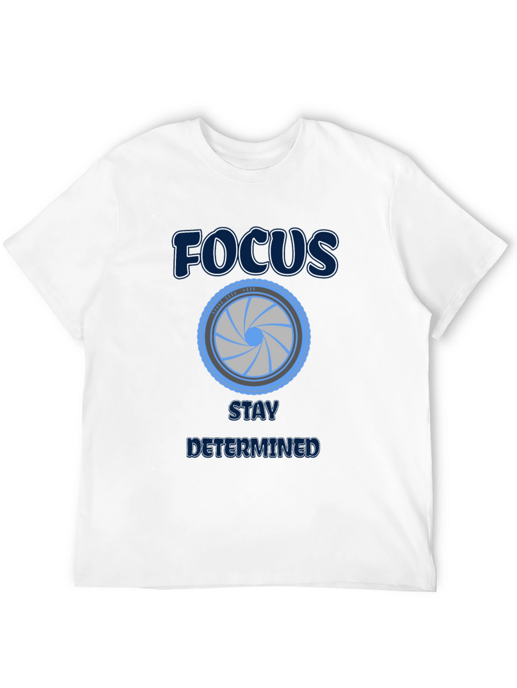 Focus Stay Determined Graphic Tee - Black