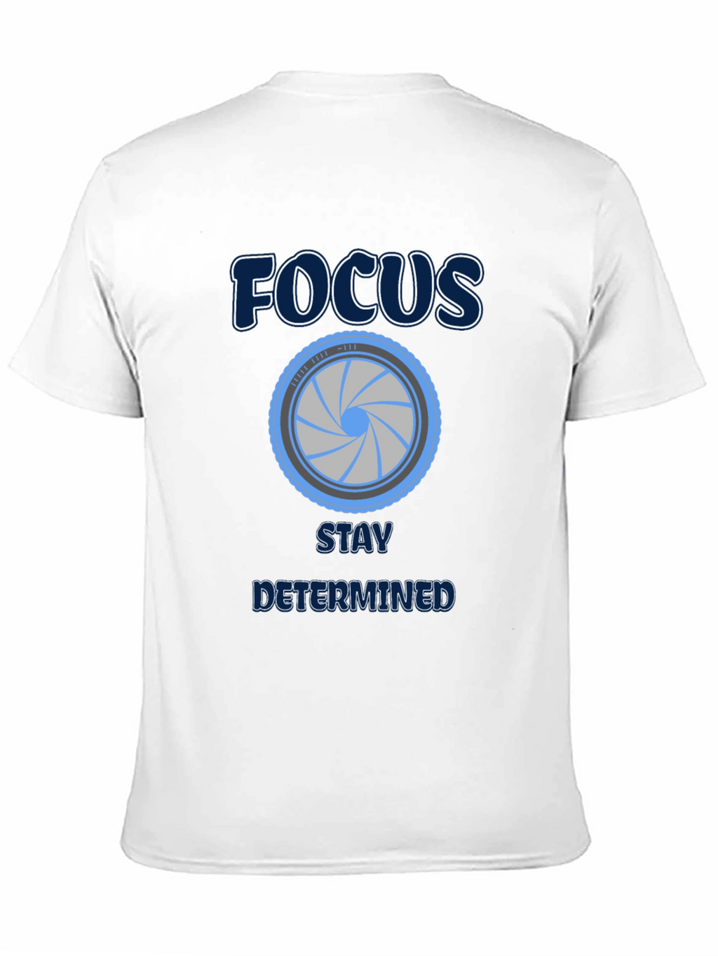 Focus Stay Determined Graphic Tee - Black