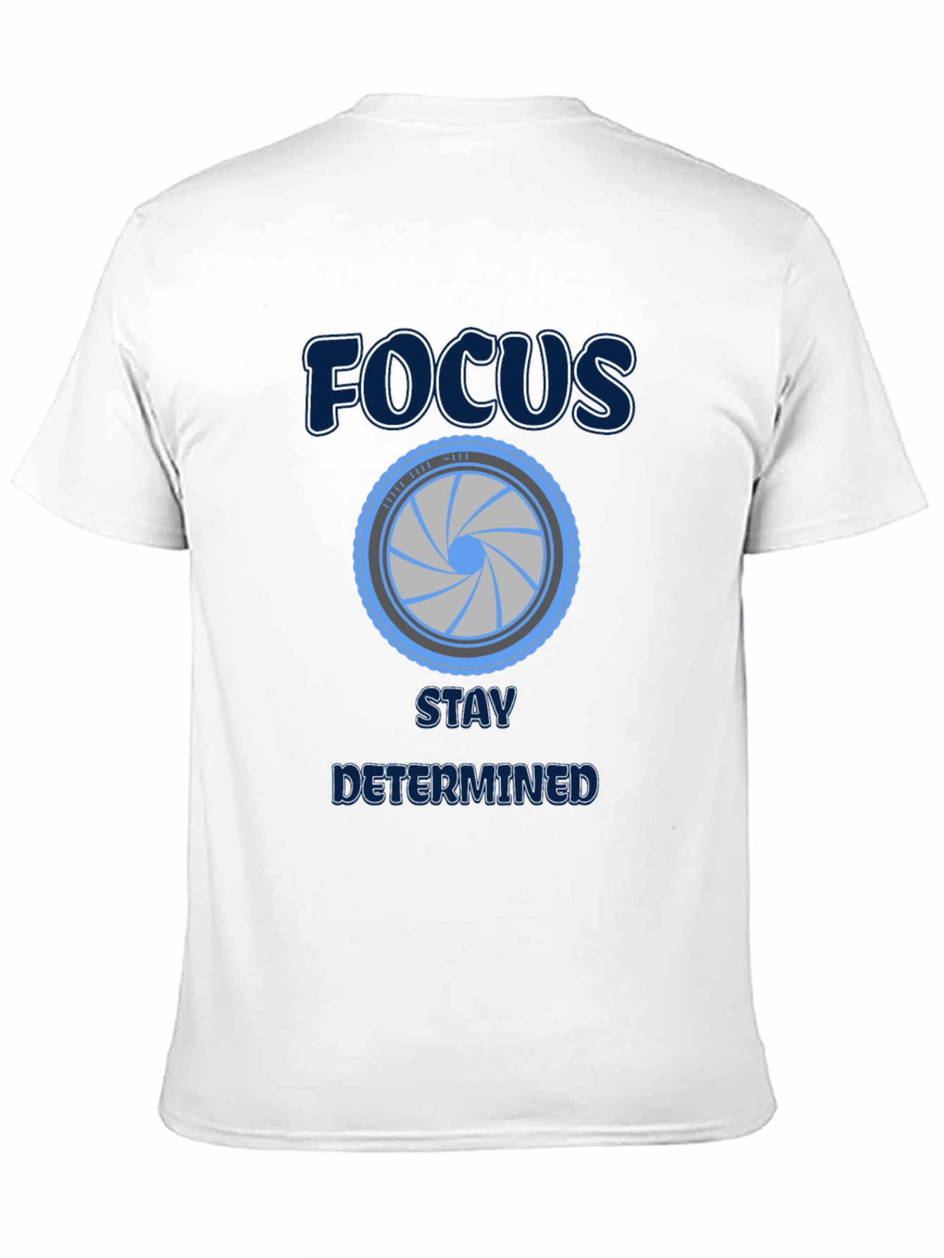 Focus Stay Determined Graphic Tee - Black