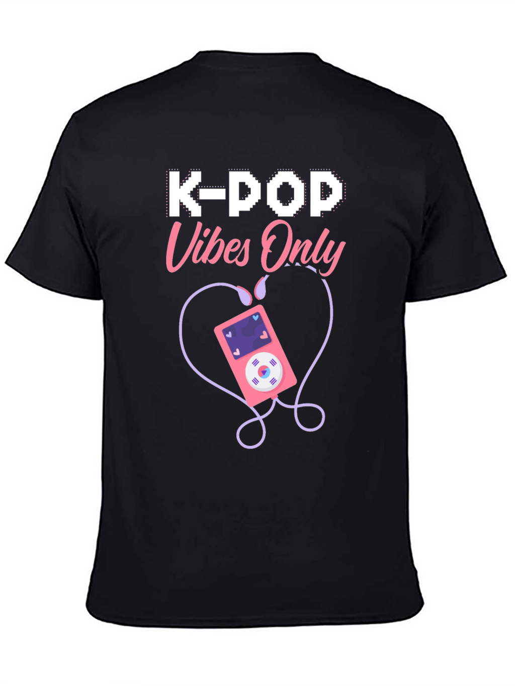 K-Pop Vibes Only Graphic T-Shirt