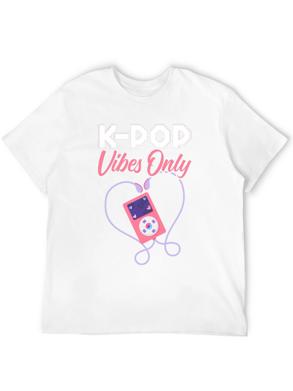 K-Pop Vibes Only Graphic T-Shirt