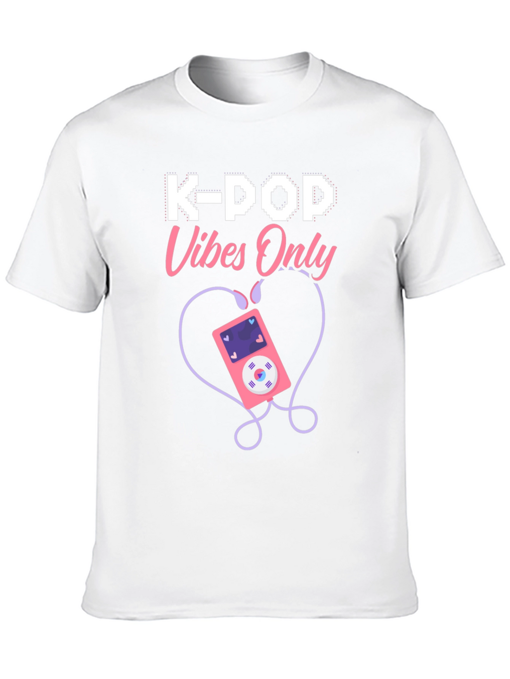 K-Pop Vibes Only Graphic T-Shirt