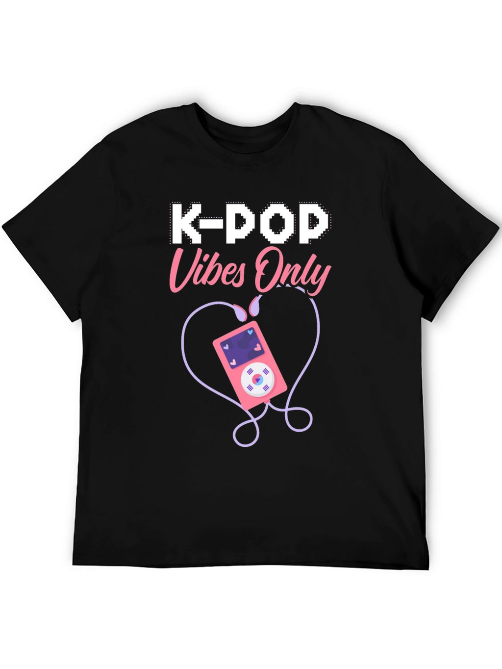 K-Pop Vibes Only Graphic T-Shirt