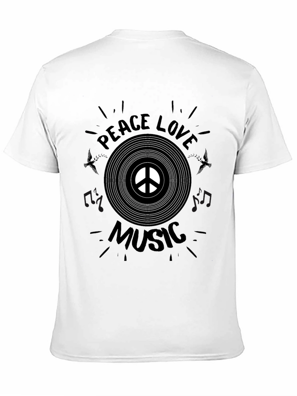 Peace Love Music Graphic Tee