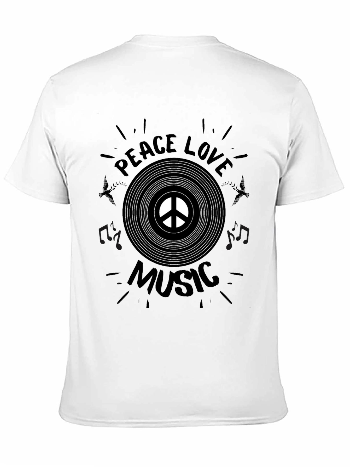 Peace Love Music Graphic Tee