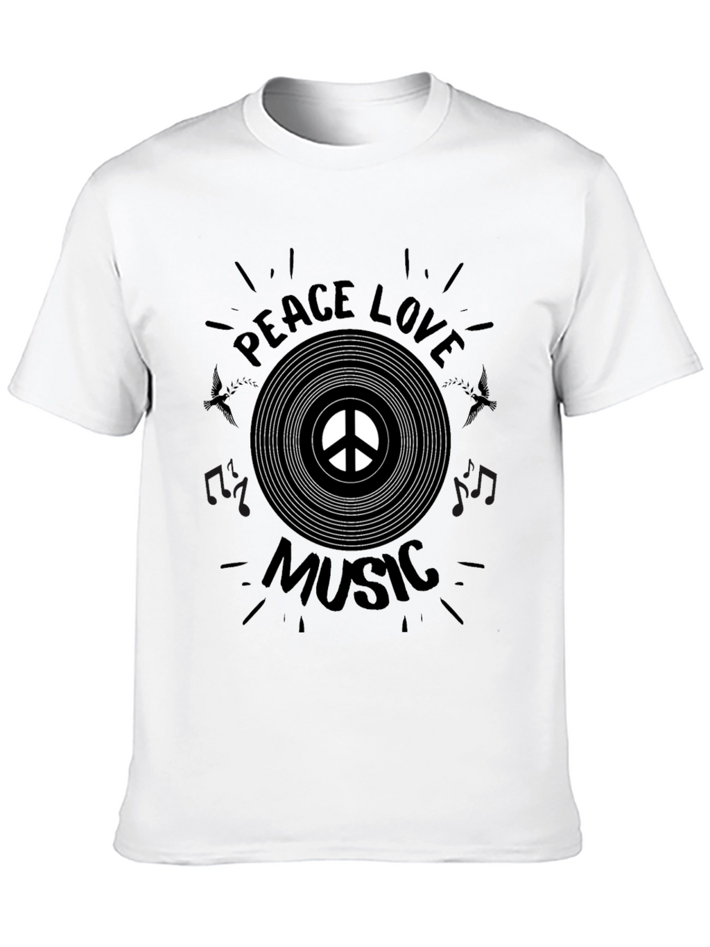 Peace Love Music Graphic Tee