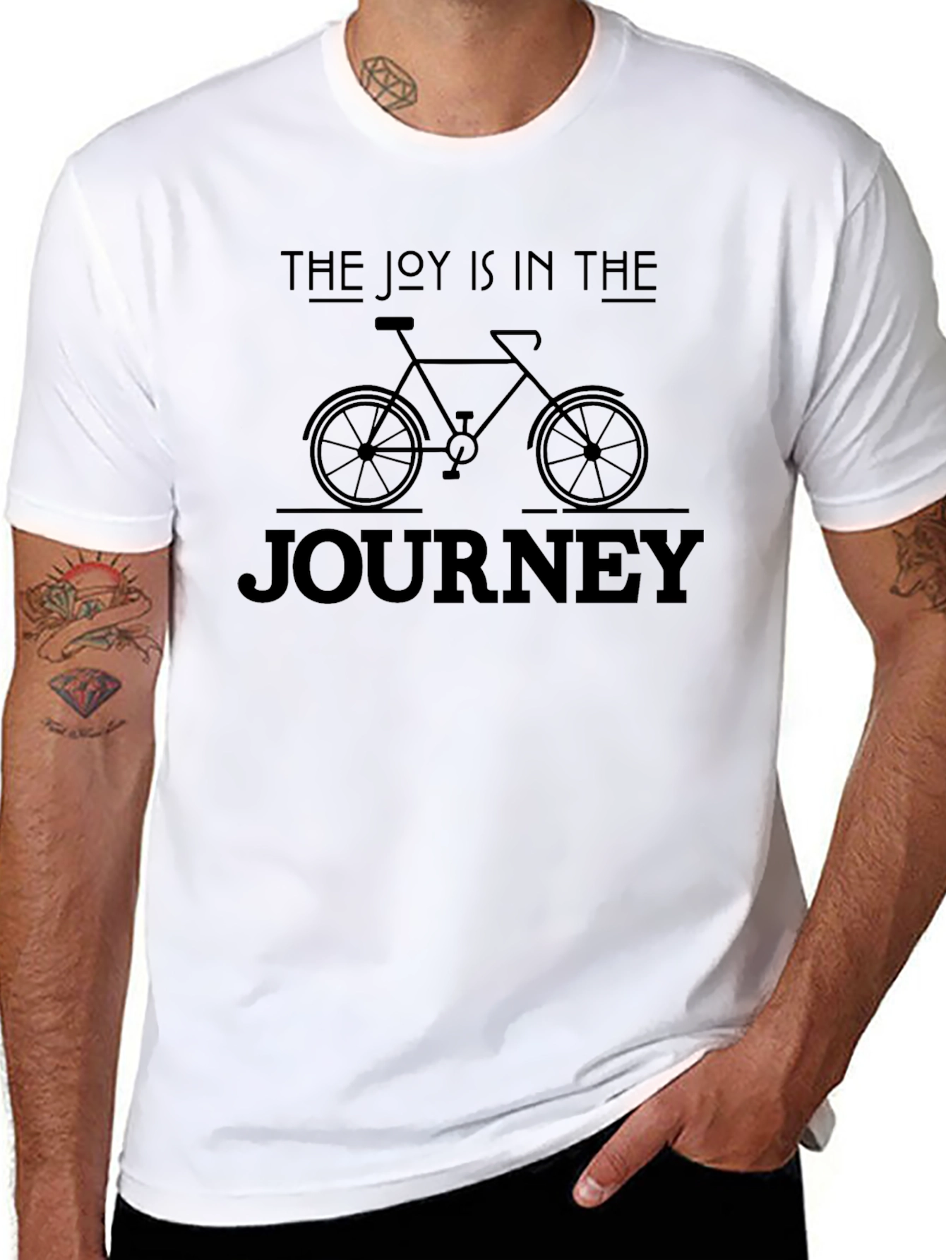 The Joy is in the Journey Bicycle T-Shirt