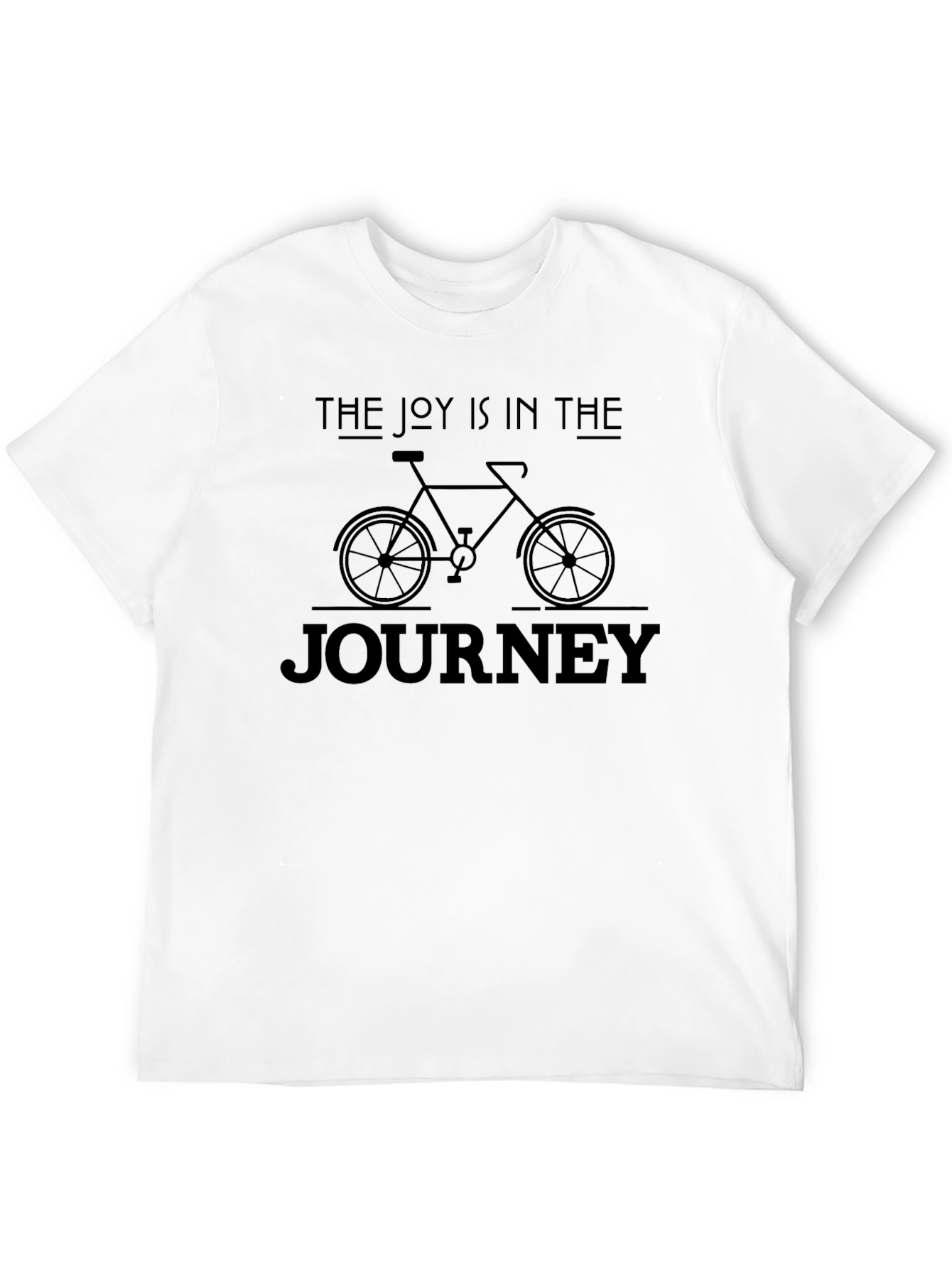 The Joy is in the Journey Bicycle T-Shirt