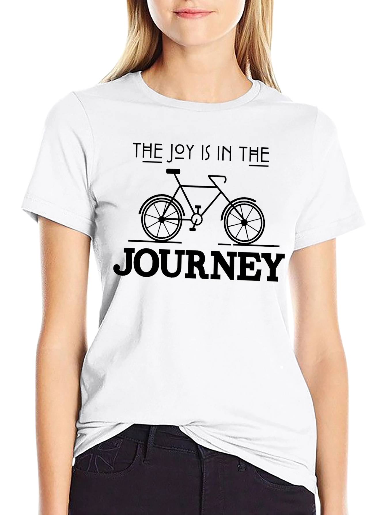 The Joy is in the Journey Bicycle T-Shirt