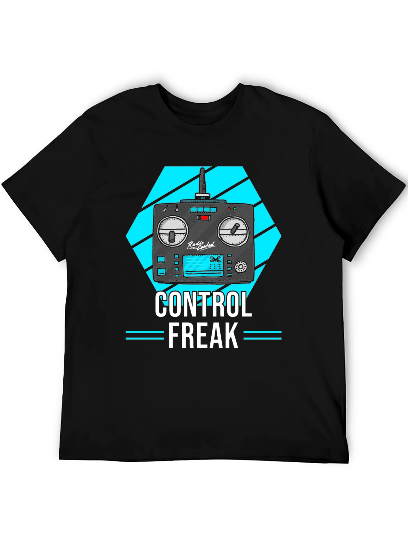 Control Freak T-Shirt - Black Graphic Tee