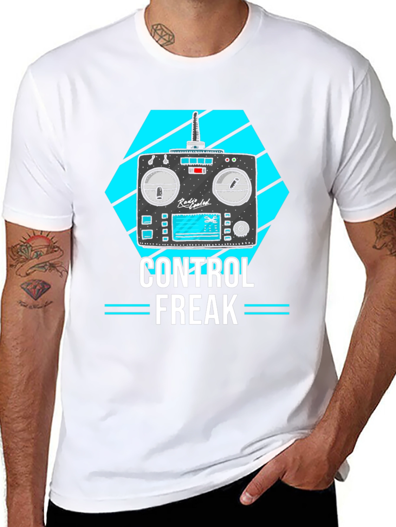 Control Freak T-Shirt - Black Graphic Tee