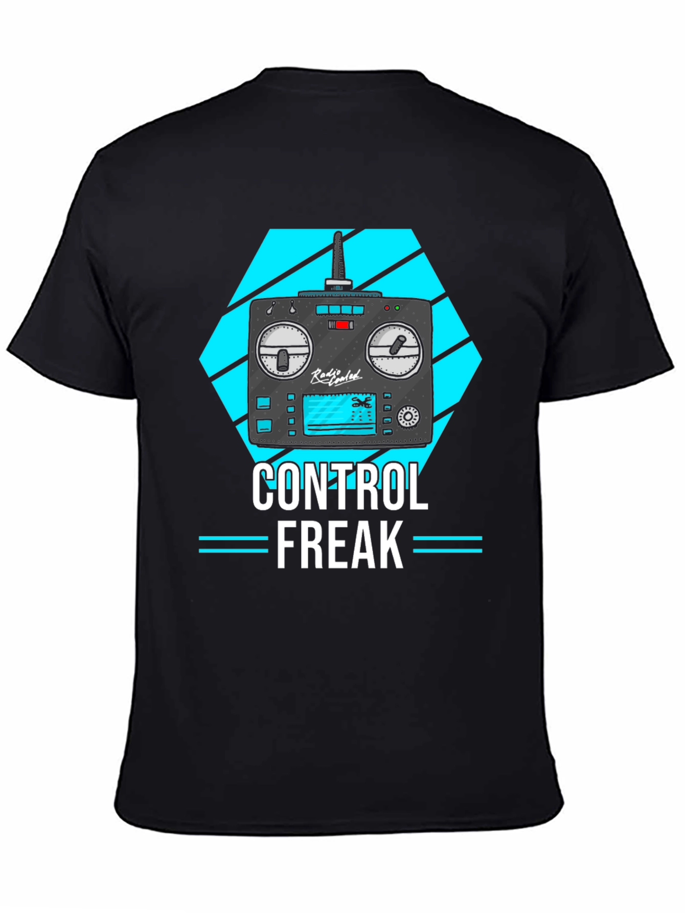 Control Freak T-Shirt - Black Graphic Tee