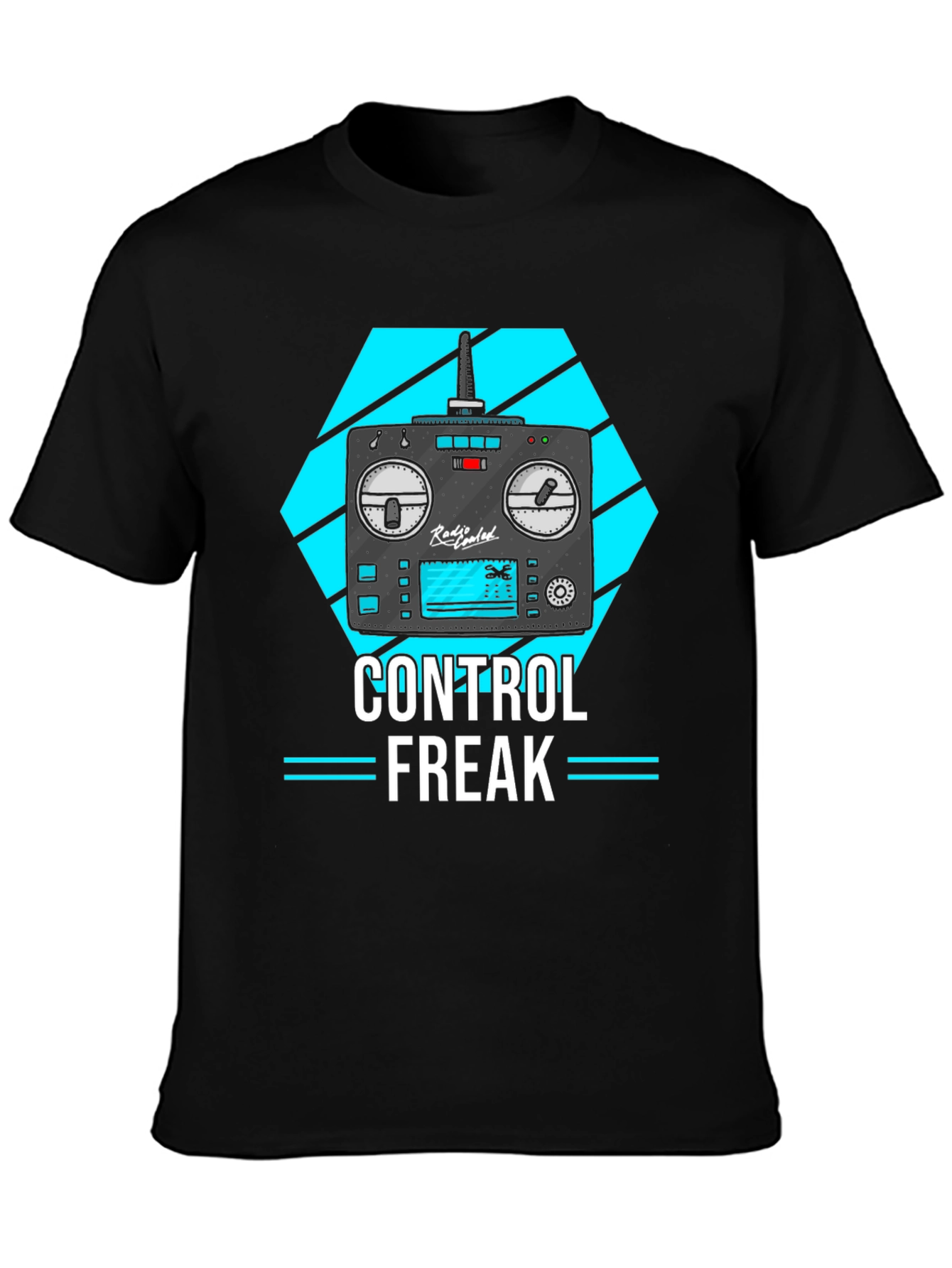 Control Freak T-Shirt - Black Graphic Tee