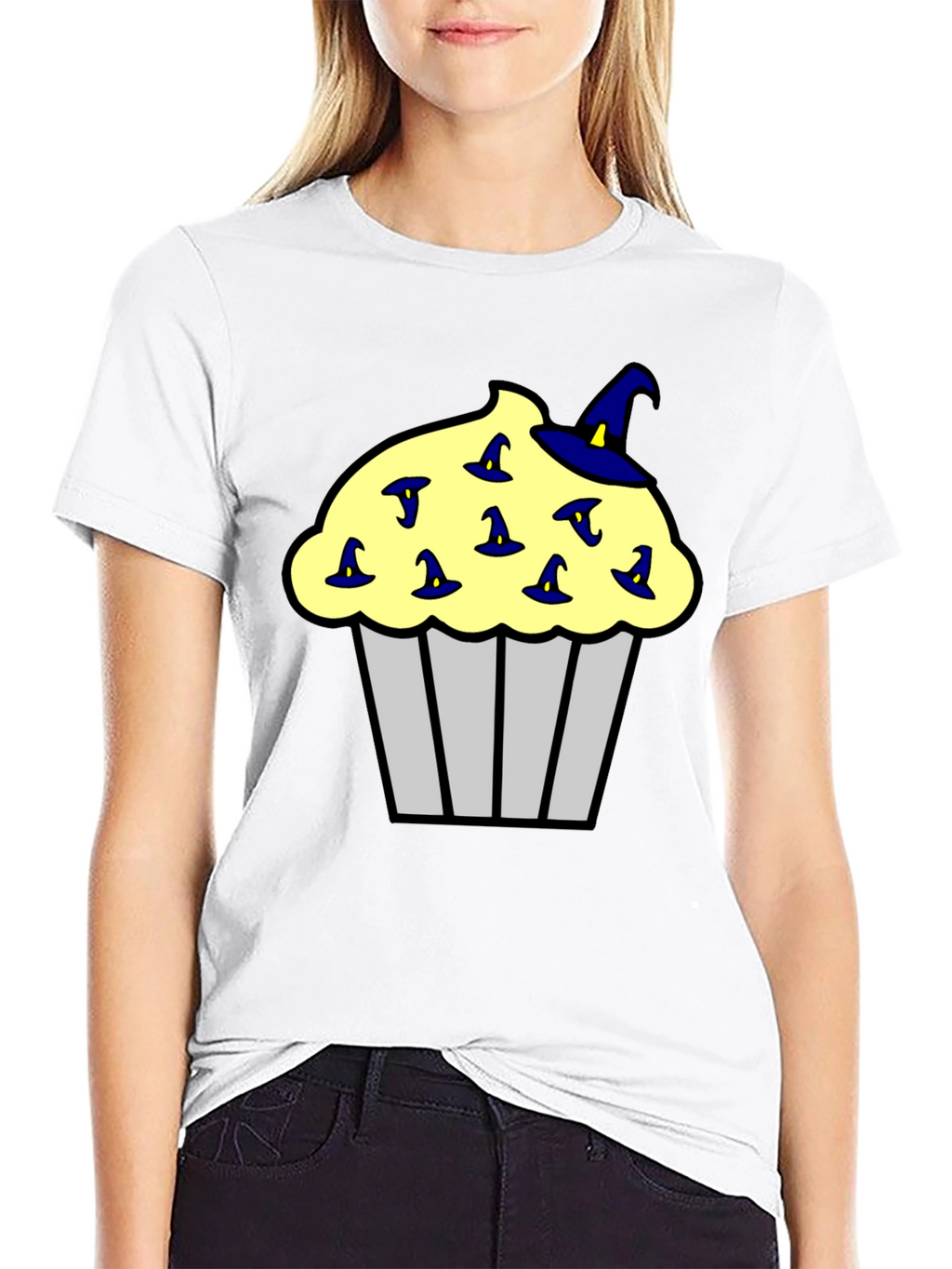 Cupcake Witch Hats Mens Black T-Shirt