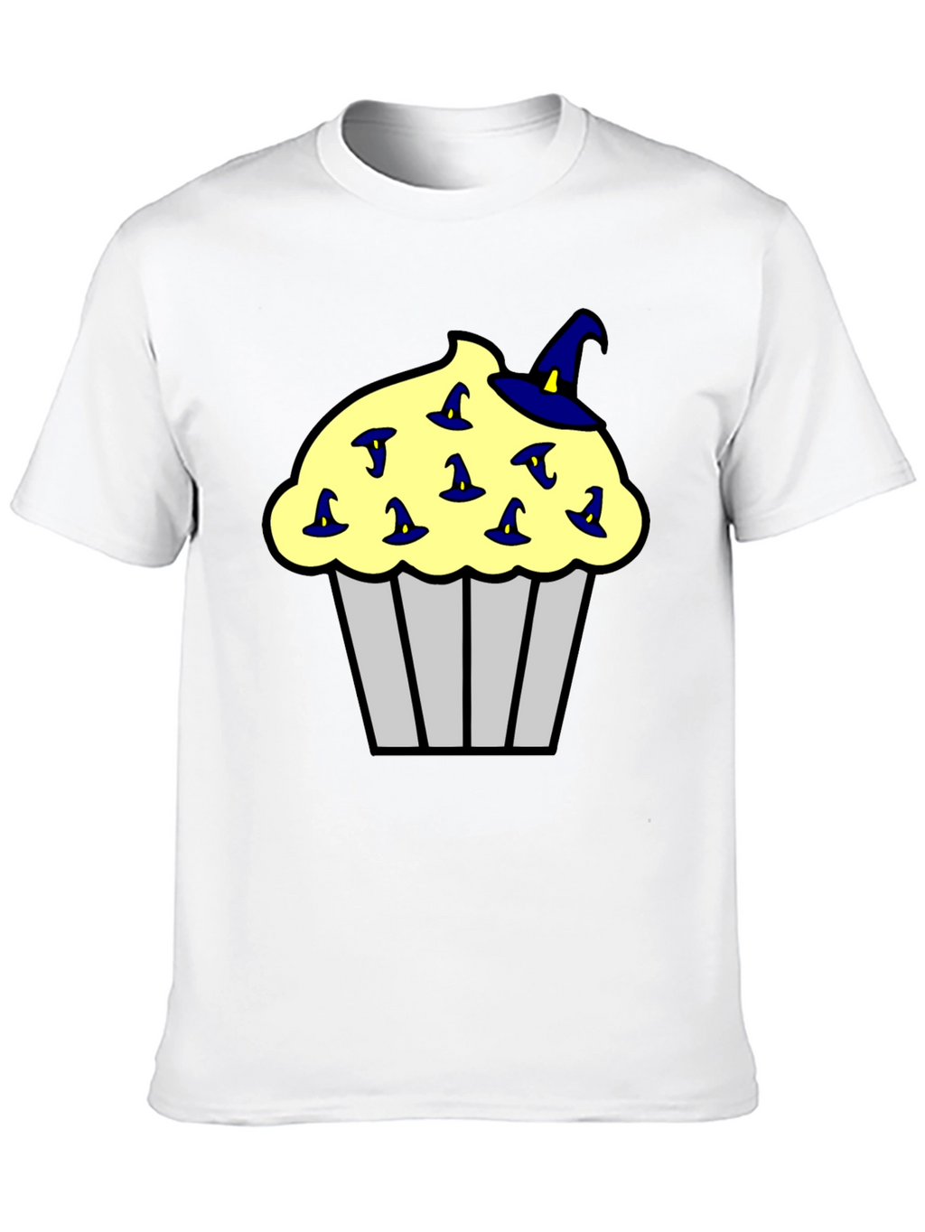 Cupcake Witch Hats Mens Black T-Shirt