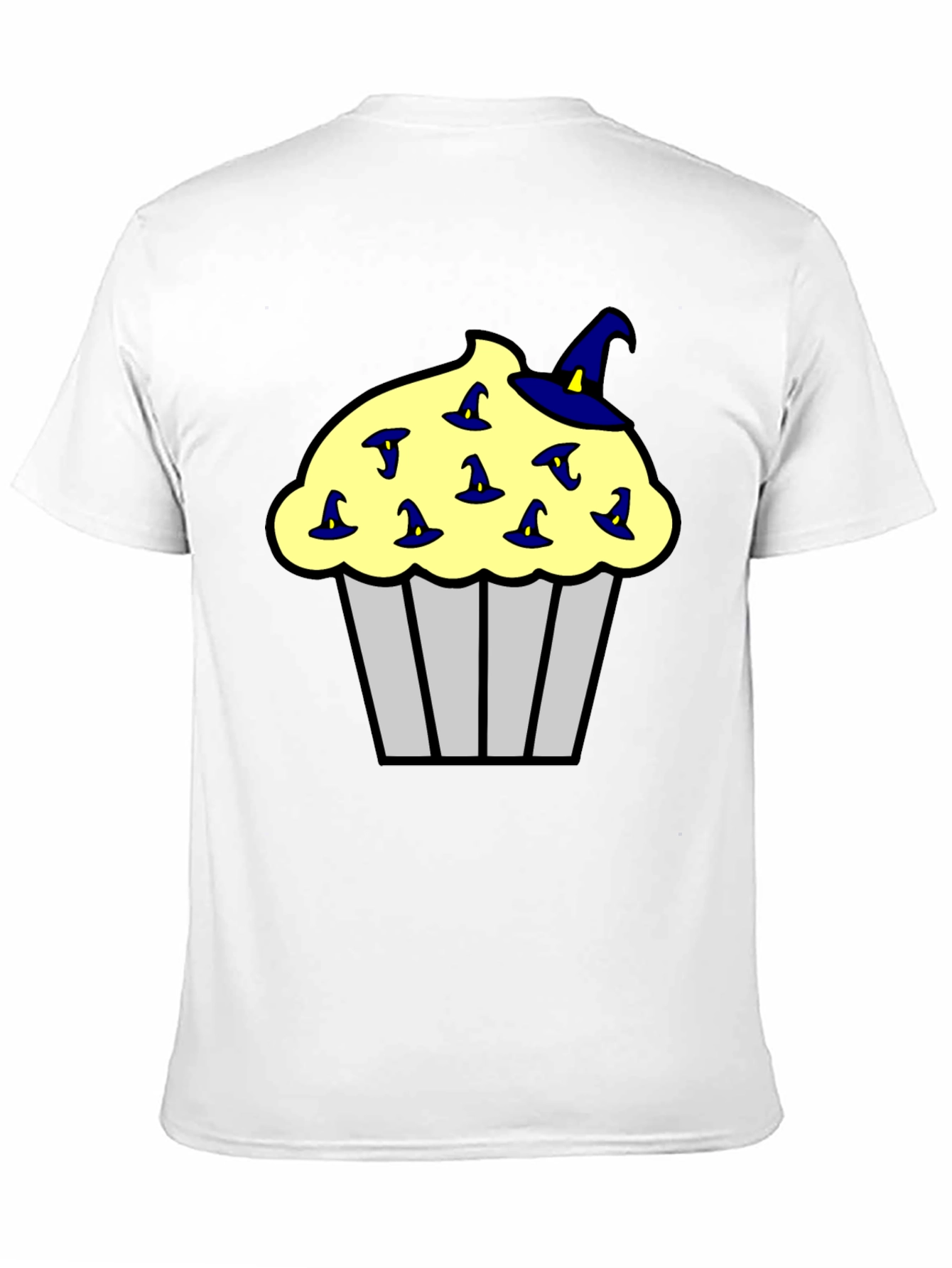 Cupcake Witch Hats Mens Black T-Shirt