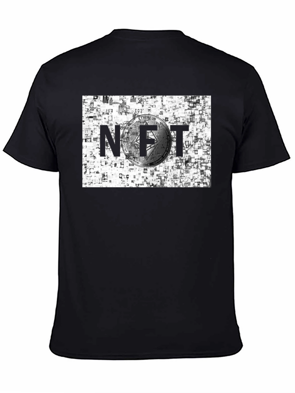 NFT Ethereum Crypto Black T-Shirt