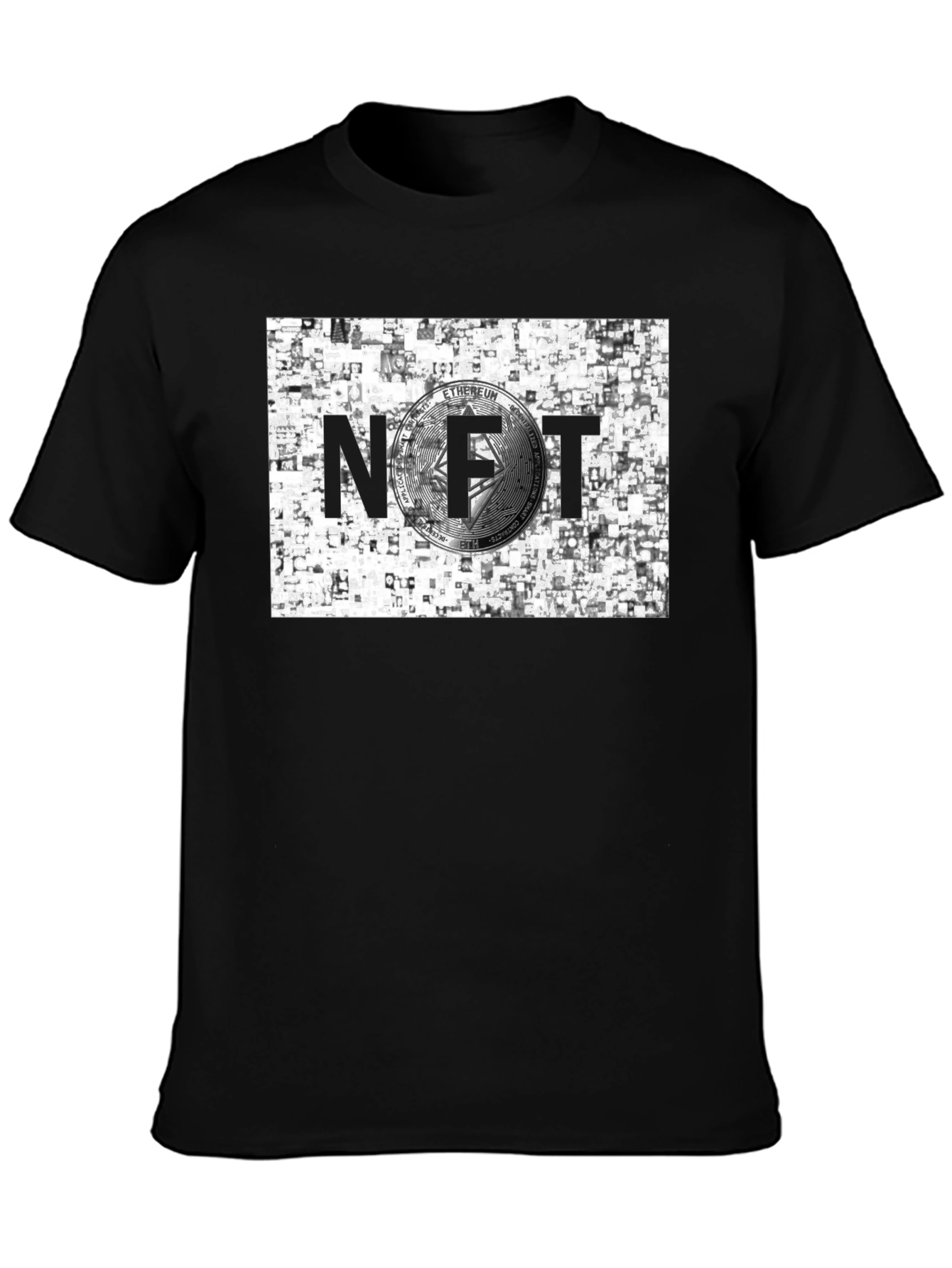 NFT Ethereum Crypto Black T-Shirt